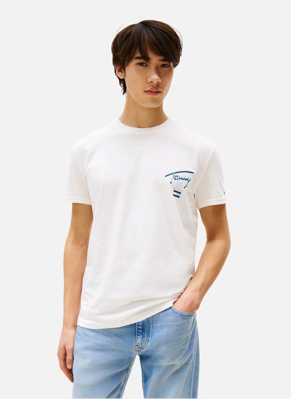 Printed T-shirt Beige by TOMMY HILFIGER TOMMY HILFIGER Printed T-shirt Beige