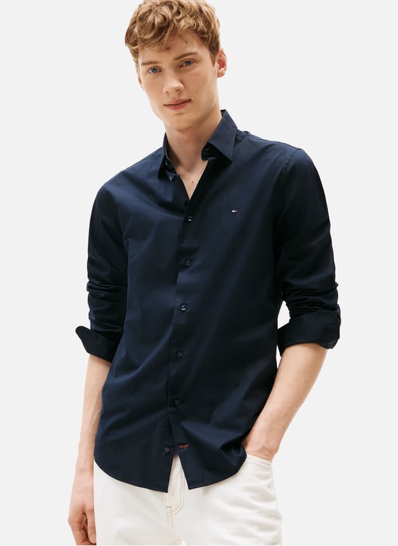 Cotton shirt Blue by TOMMY HILFIGER TOMMY HILFIGER Cotton shirt Blue