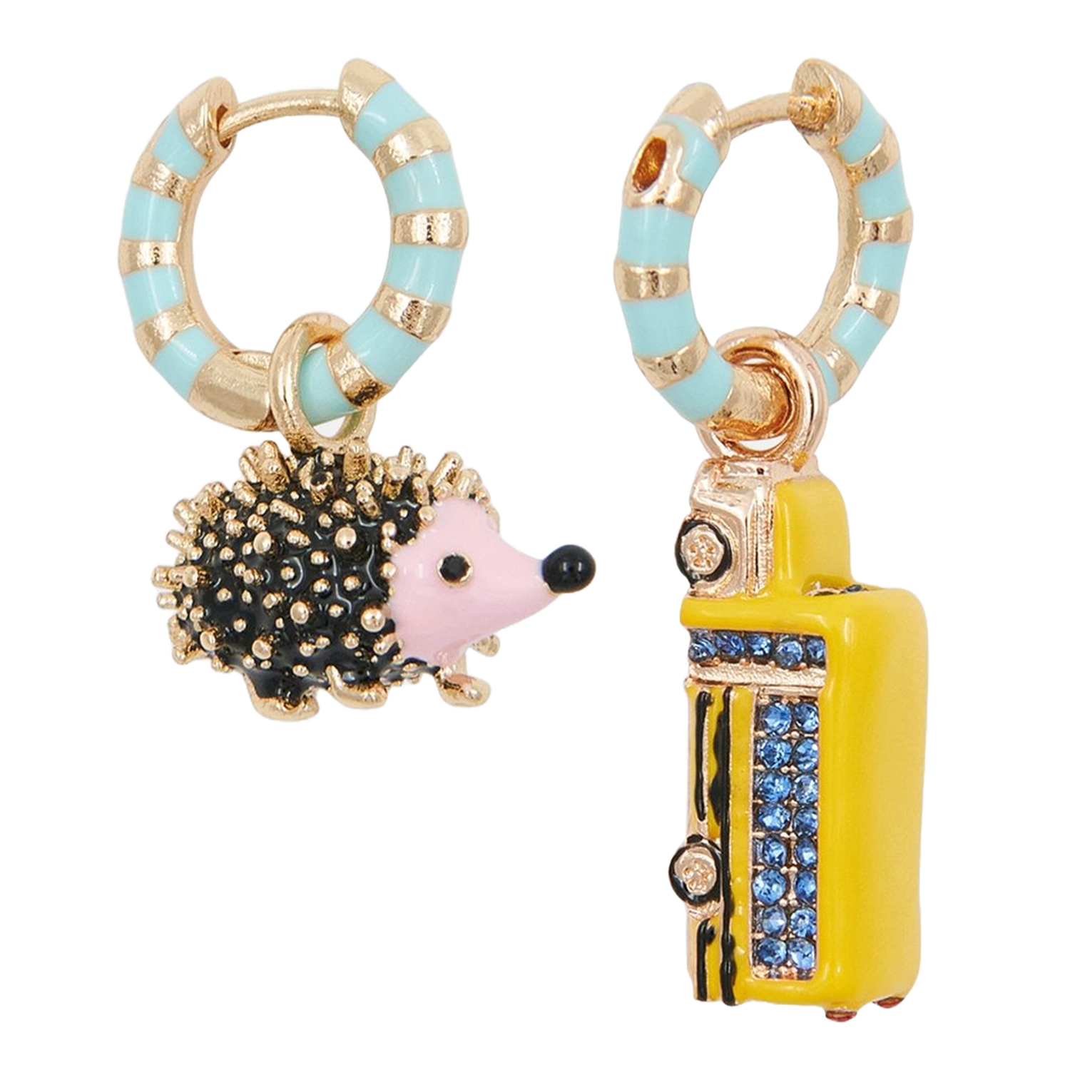 Boucles d'oreilles ilife ESSENTIEL ANTWERP Bleu