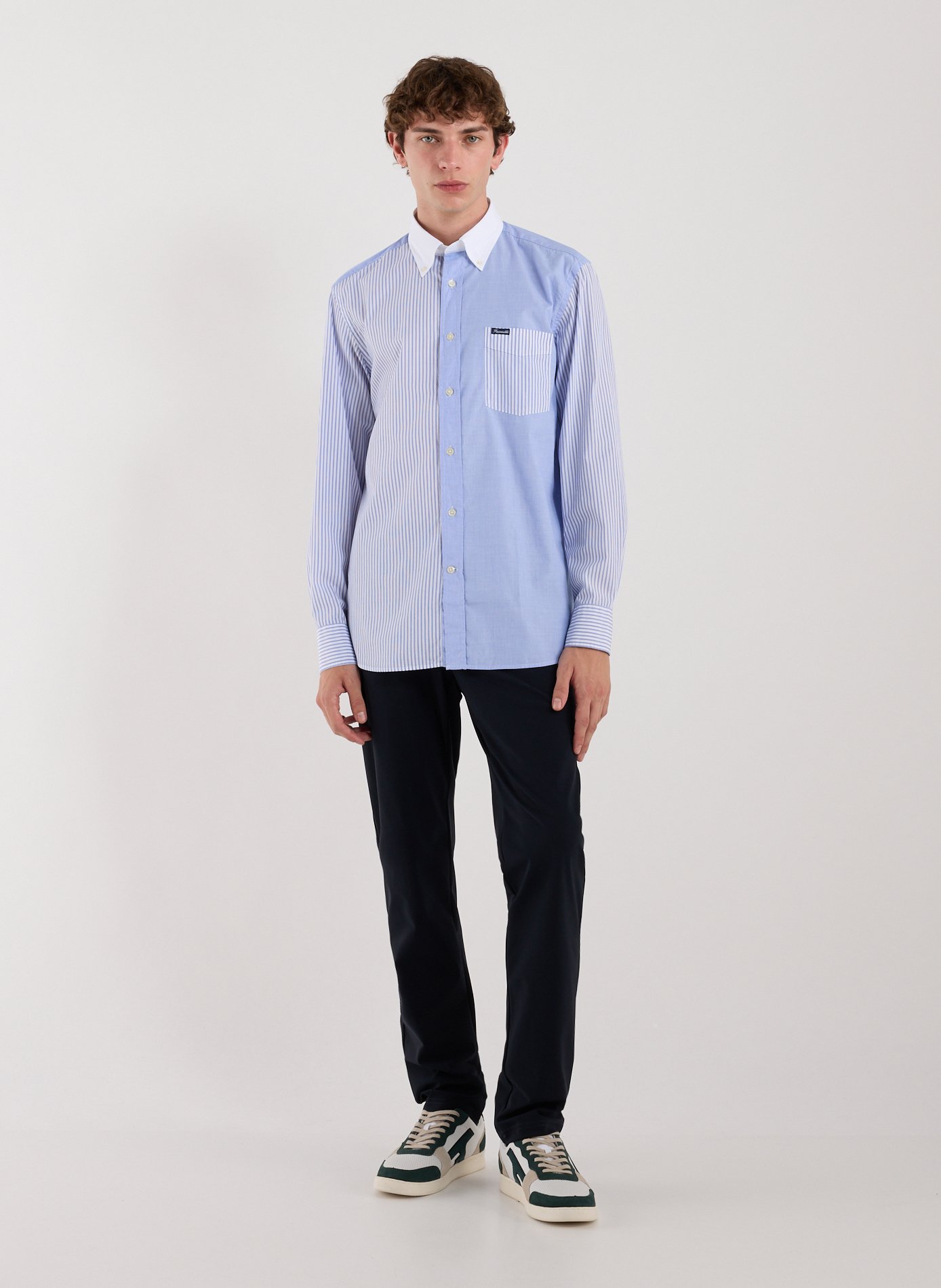 Chemise en coton FACONNABLE Bleu
