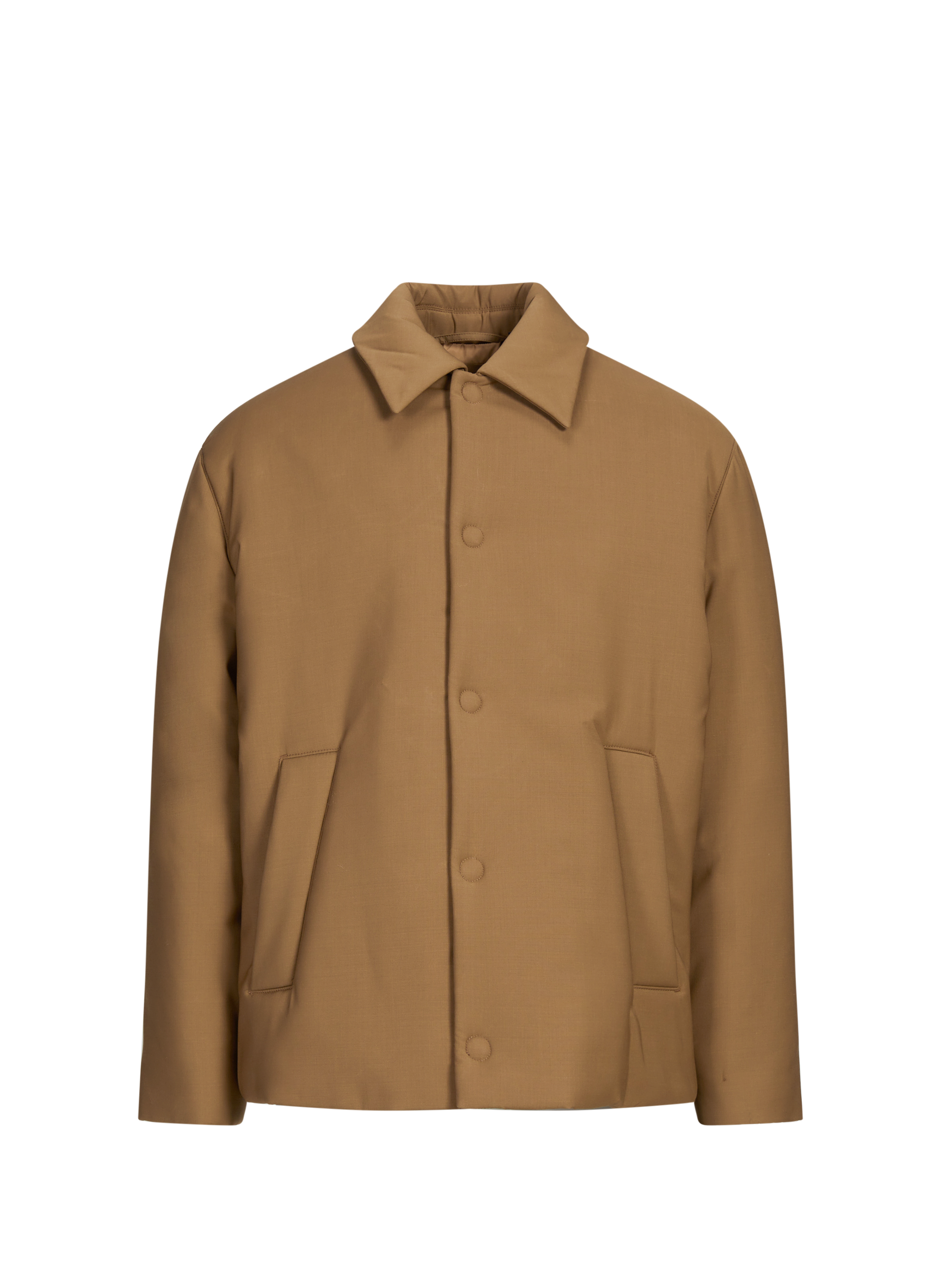 Oversized coat with classic collar LACOSTE Beige