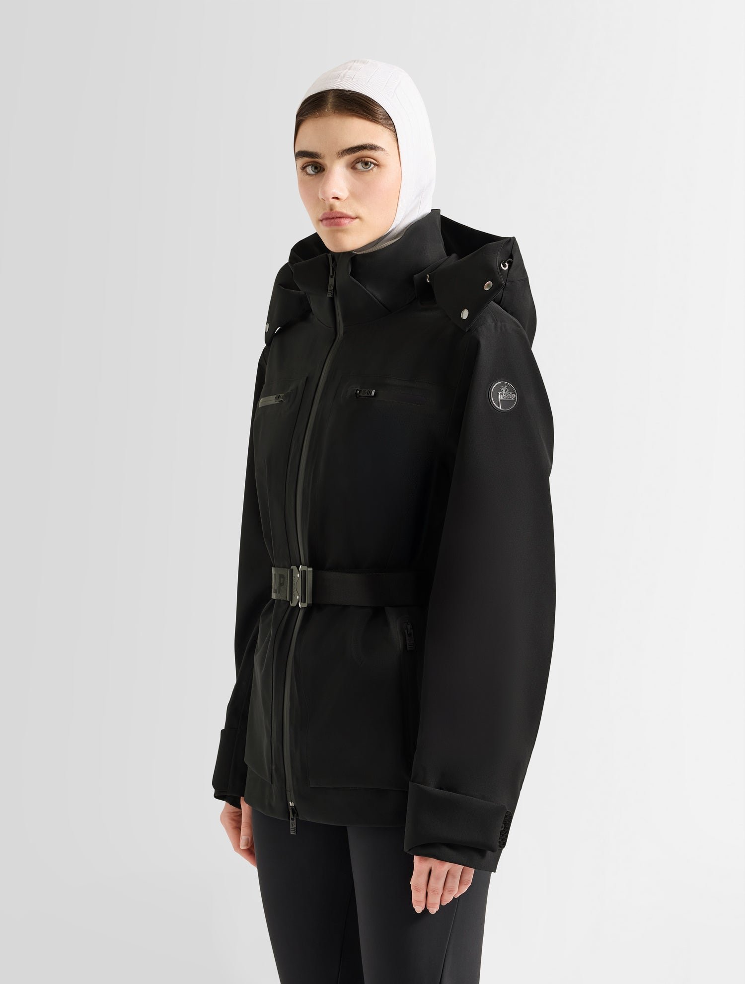 Veste de ski roppi col capuche FUSALP Noir