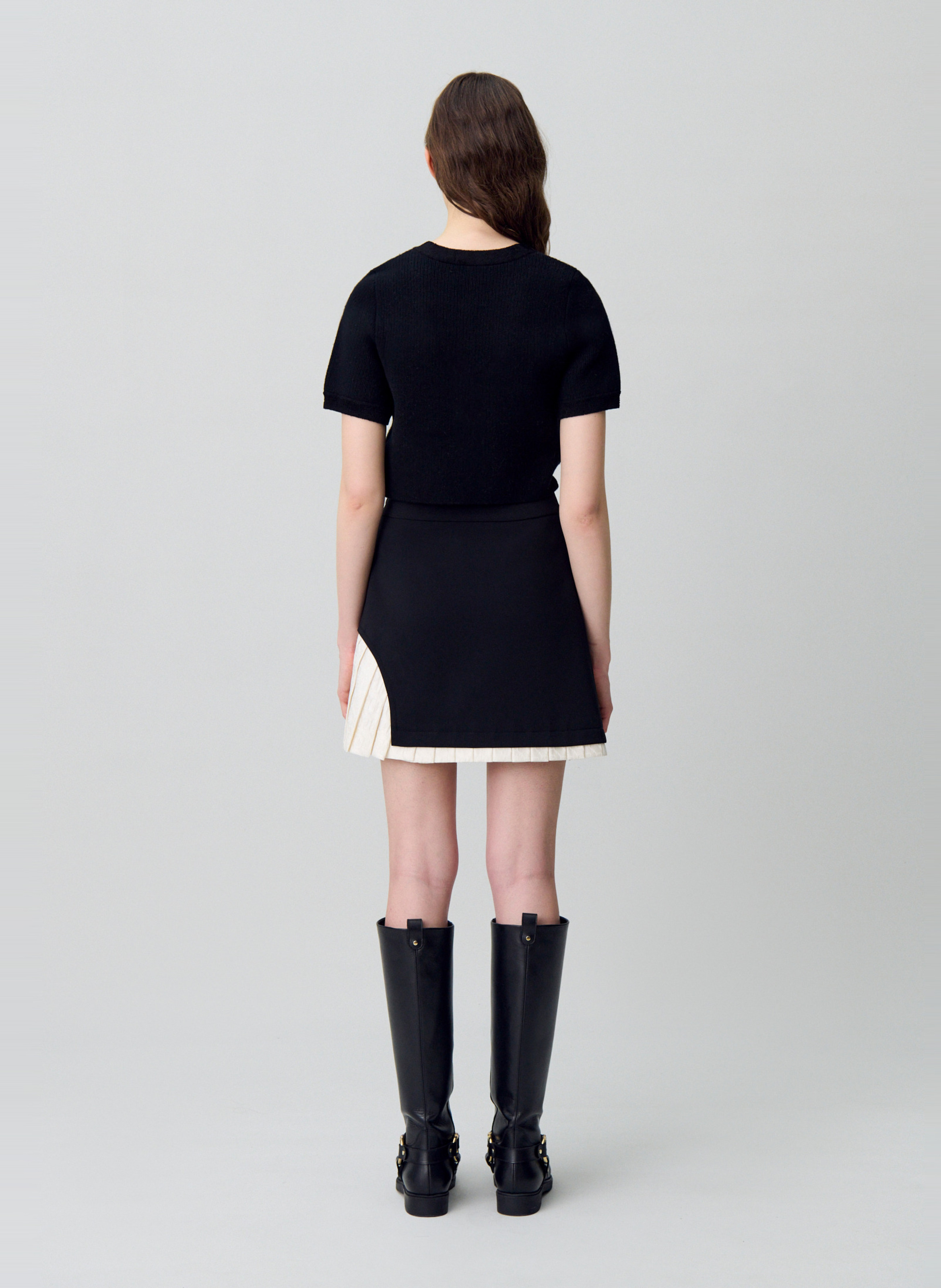 Jupe courte bicolore scarlett CLAUDIE PIERLOT Multicolore