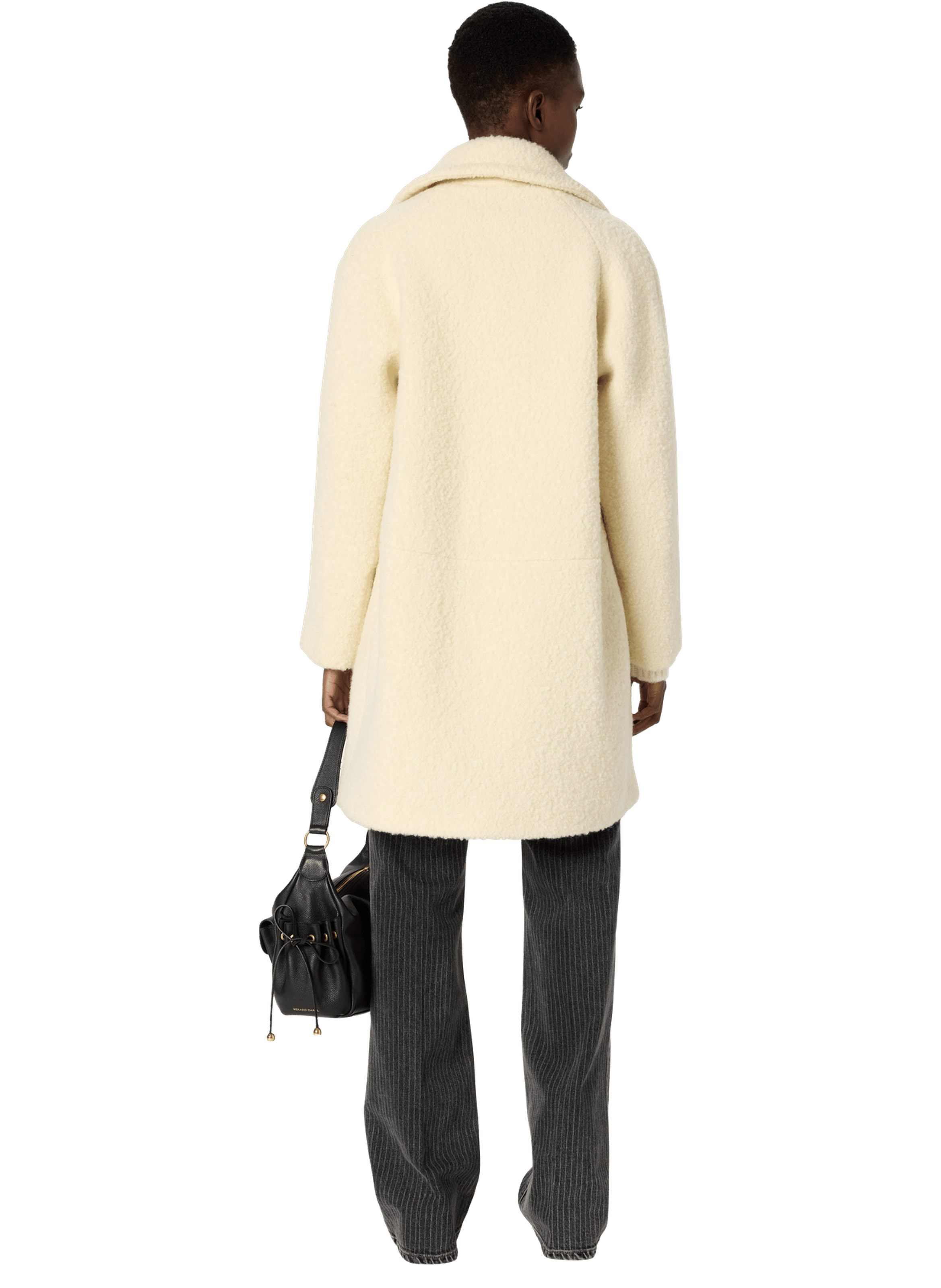 Manteau ample en laine bouclette - maiwenn GERARD DAREL Beige