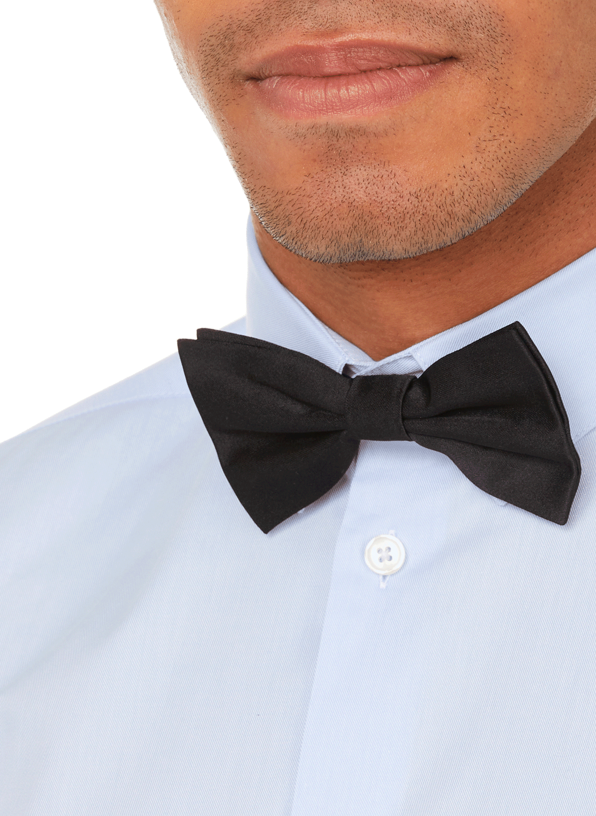 Slim-fit cotton poplin shirt AU PRINTEMPS PARIS Blue