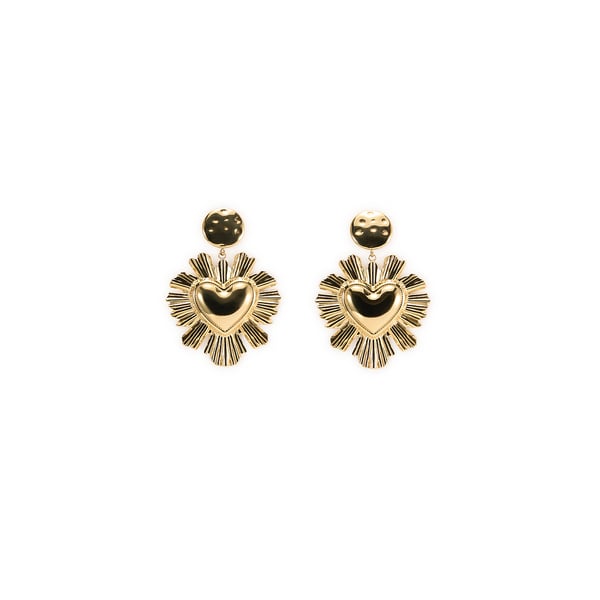 Boucles d'oreille pendantes coeur Boucles d'oreille pendantes coeur