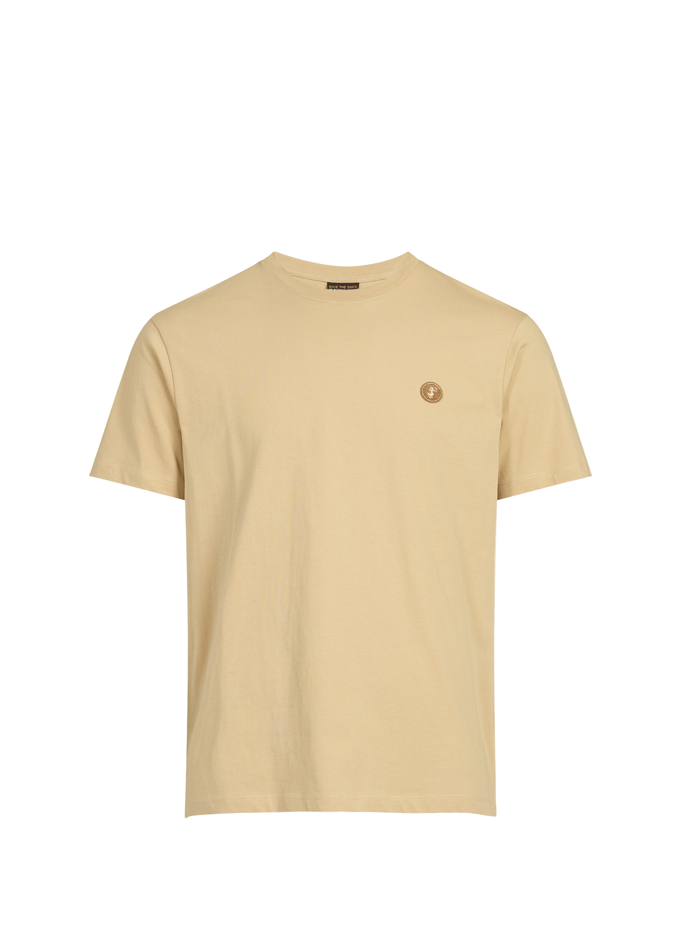 Tee-shirt droit en coton SAVE THE DUCK Beige