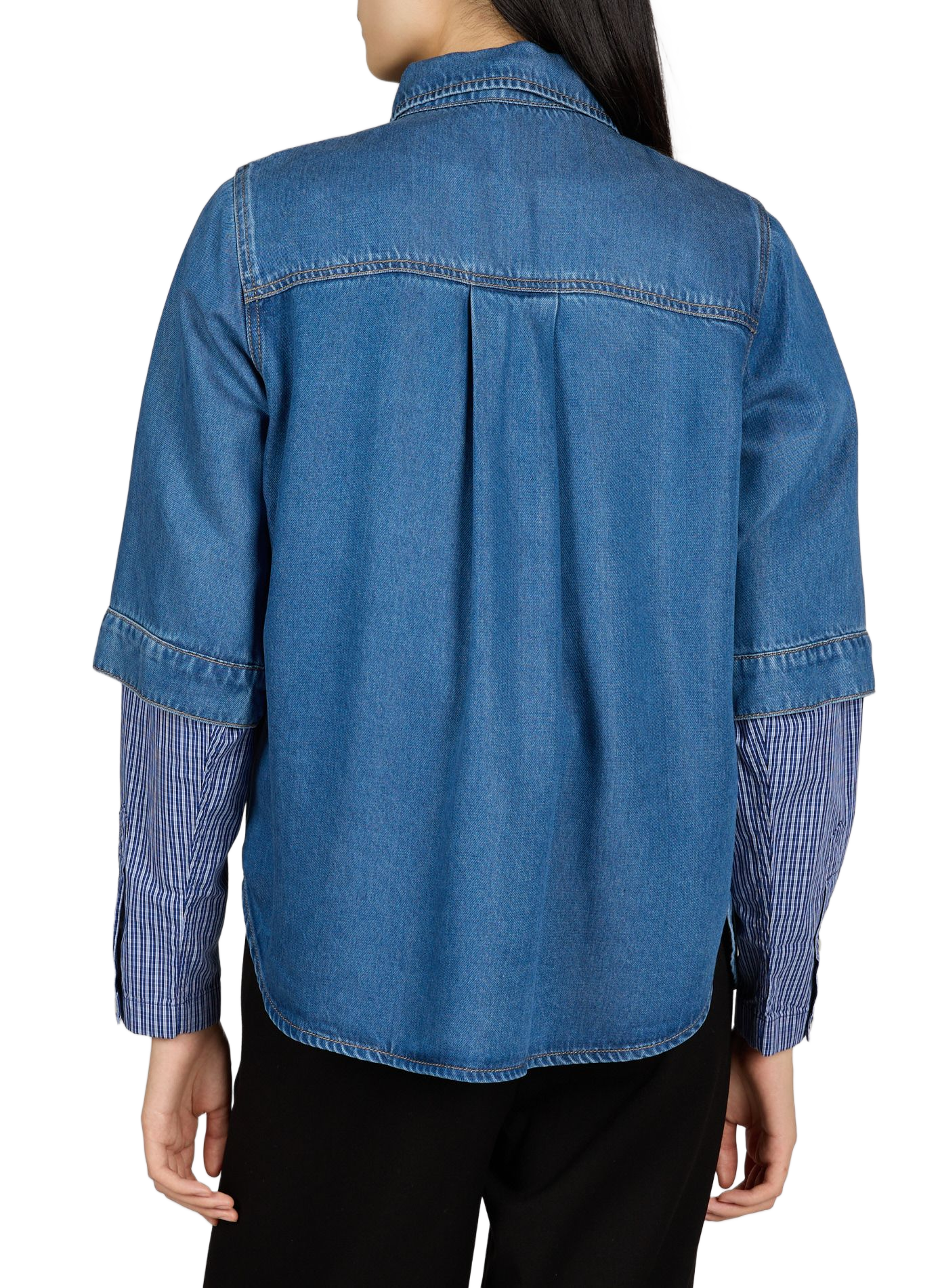 Chemise en jeans  OBJECT Bleu