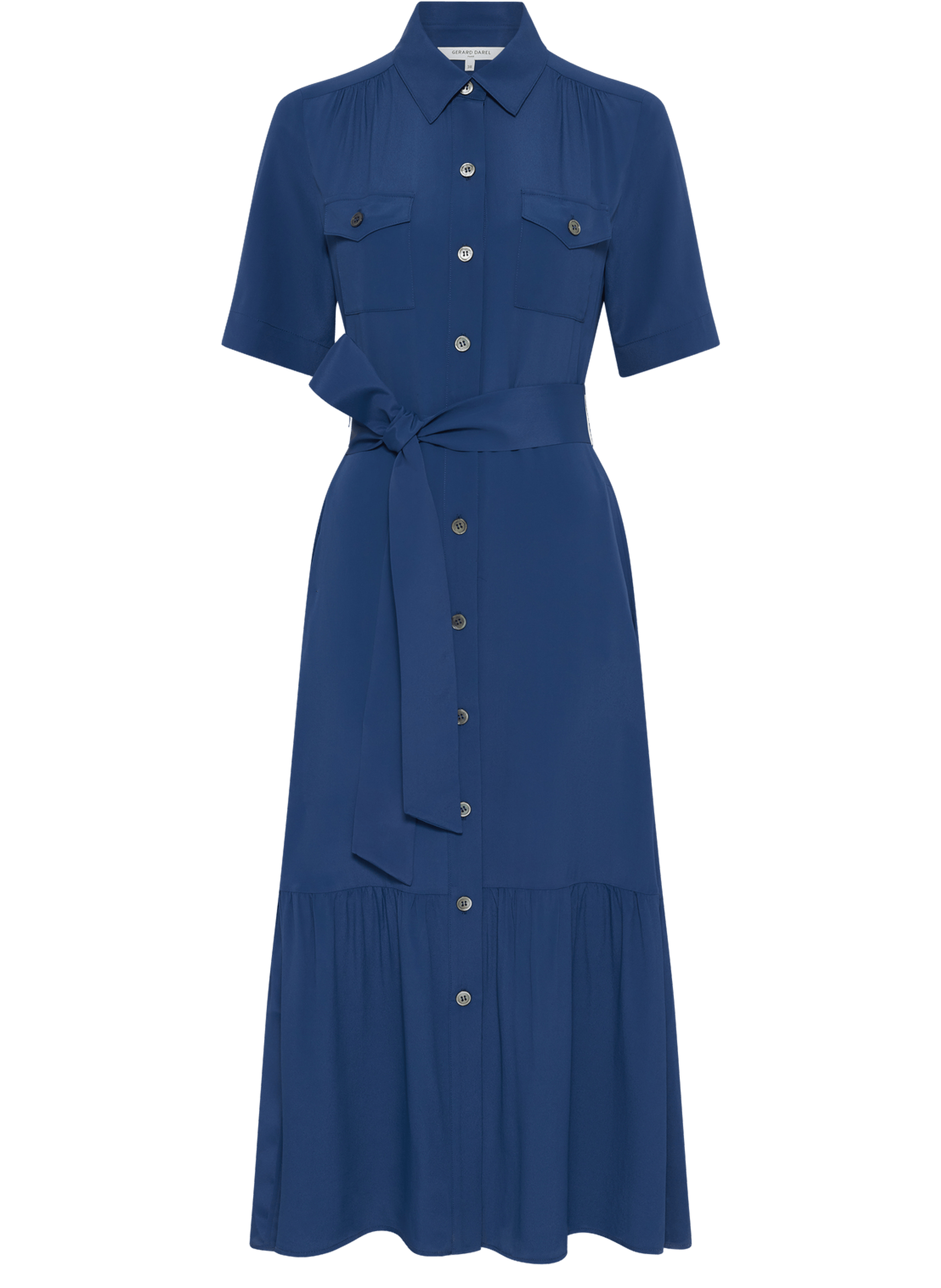 Robe chemise longue - raina GERARD DAREL Bleu