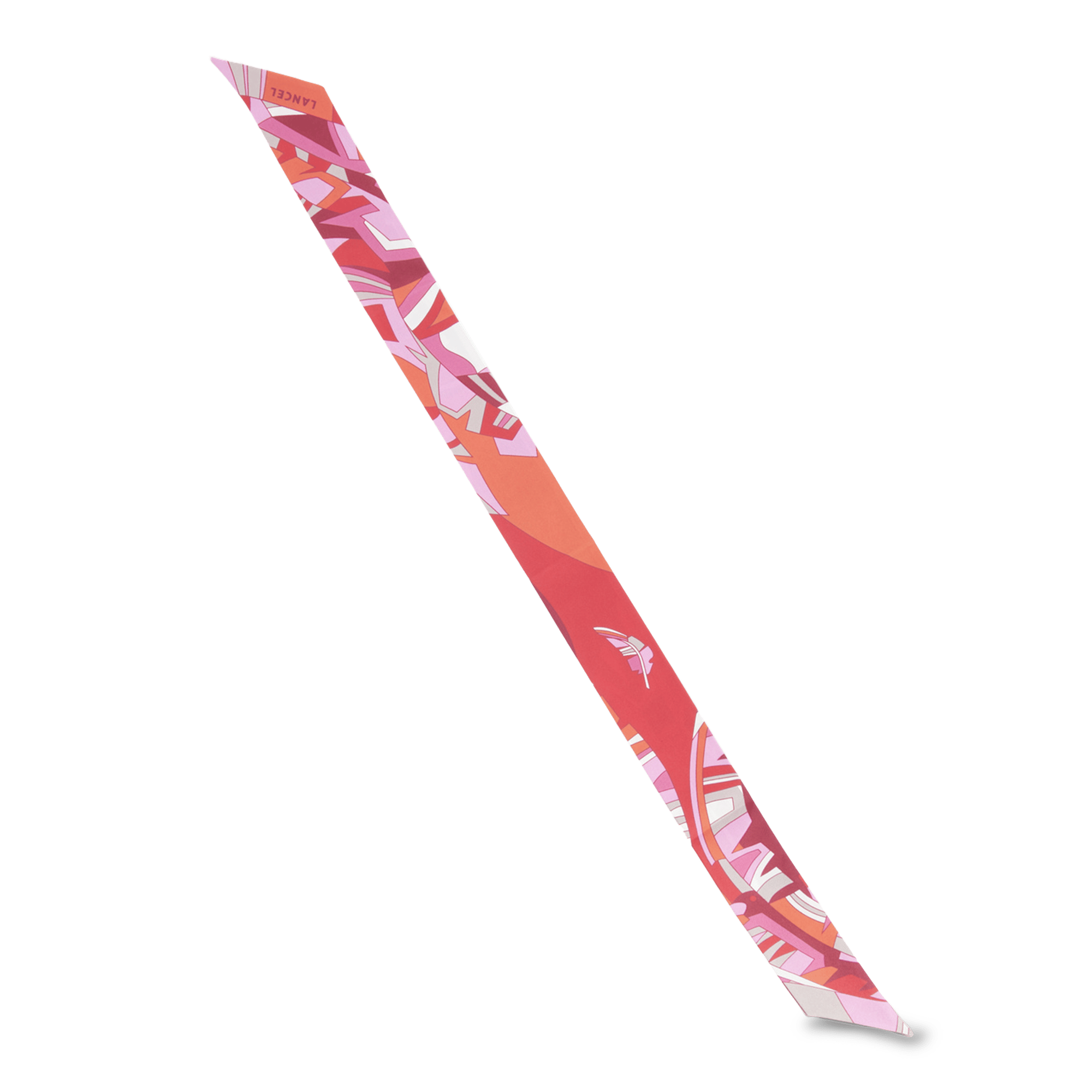 Silk headband with arabesque pattern by lancel LANCEL Pink
