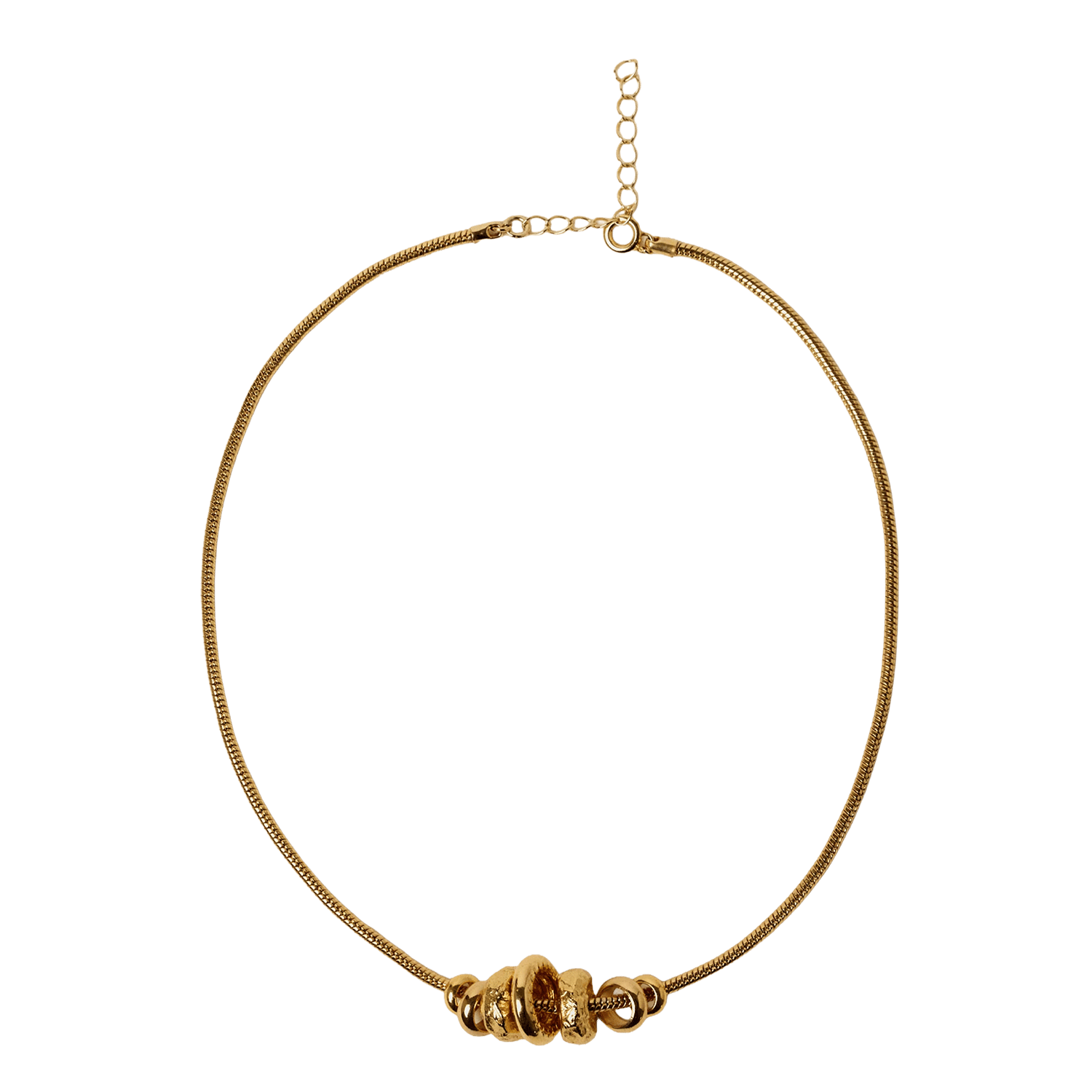 Collier avec anneaux jaya SESSUN Doré