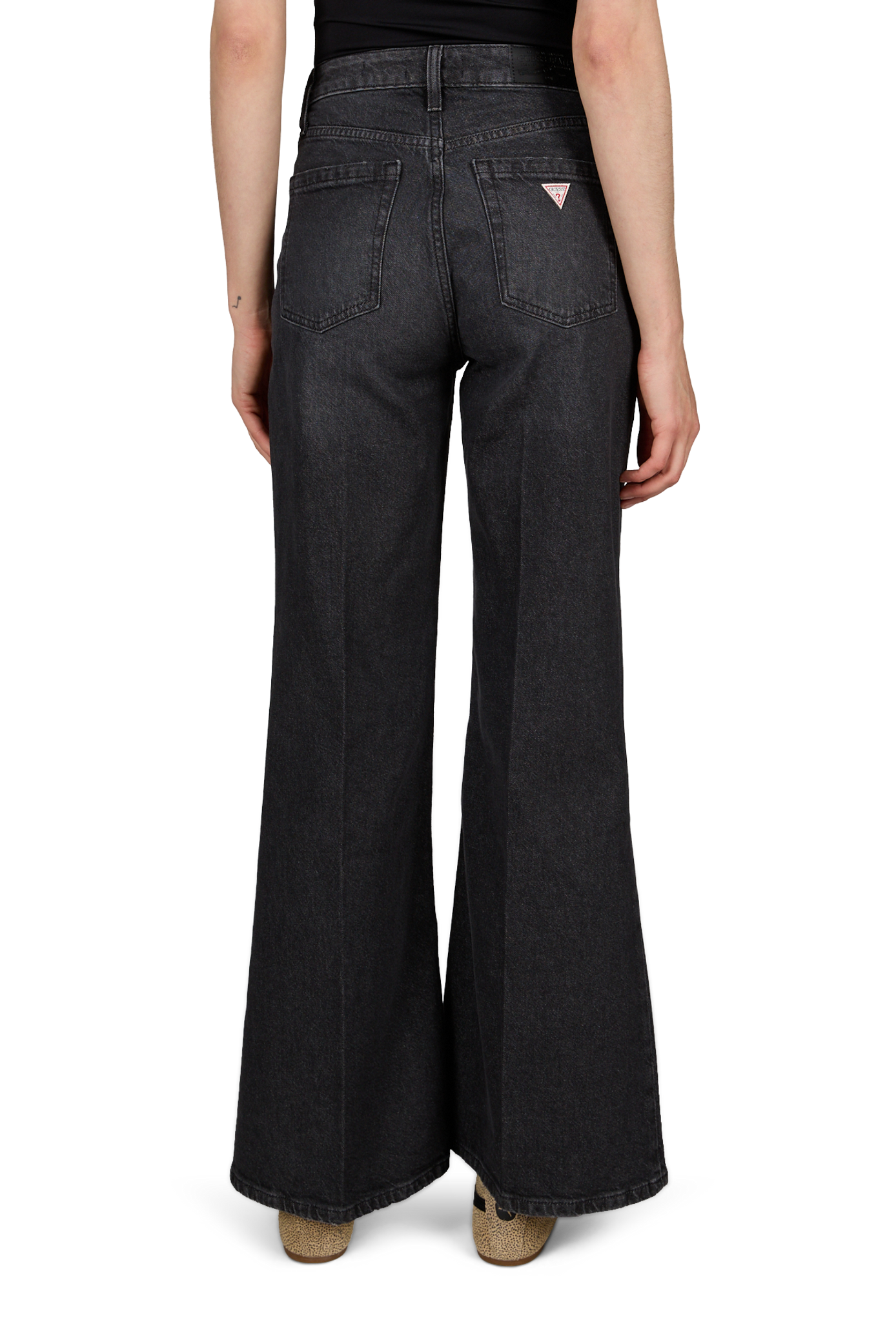 Flare-Jeans aus Baumwollmischung GUESS Grau