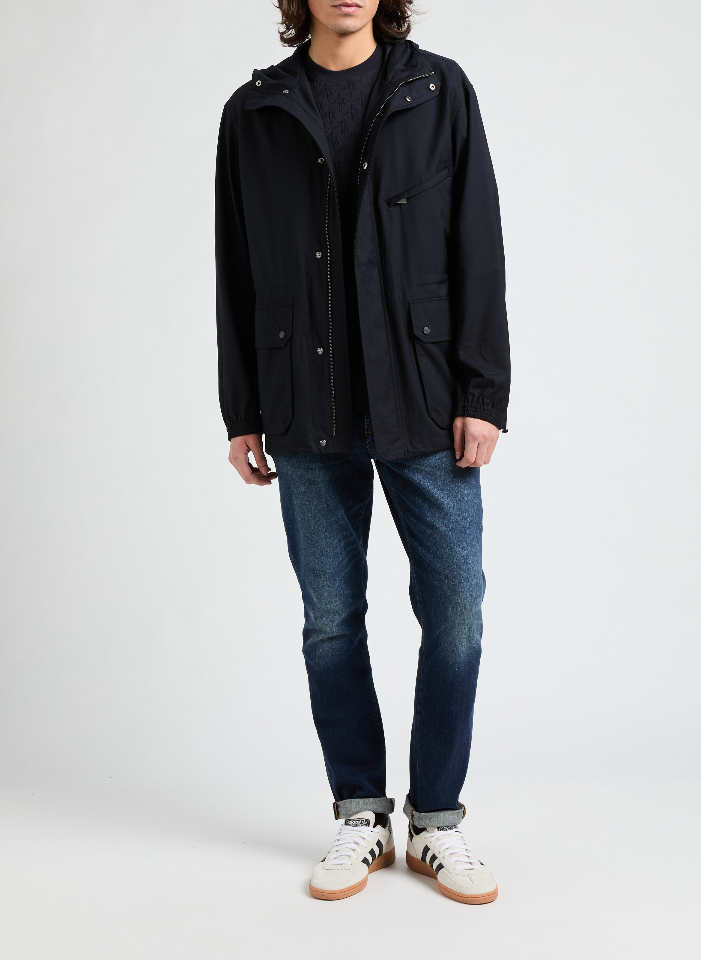 Hooded Jacket ARMANI EXCHANGE Blue