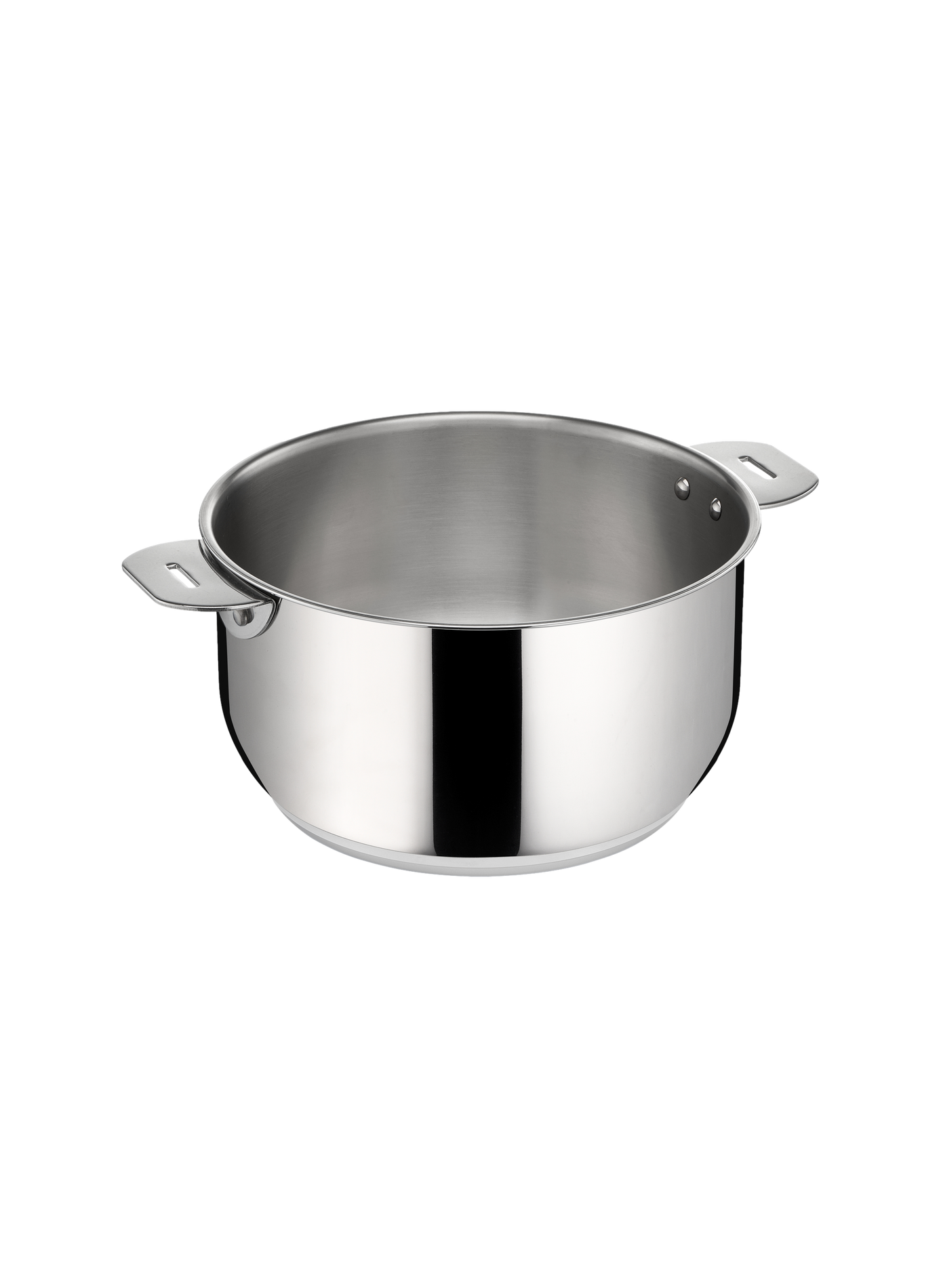 Casserole Salvaspazio avec couvercle en acier inoxydable LAGOSTINA Silver