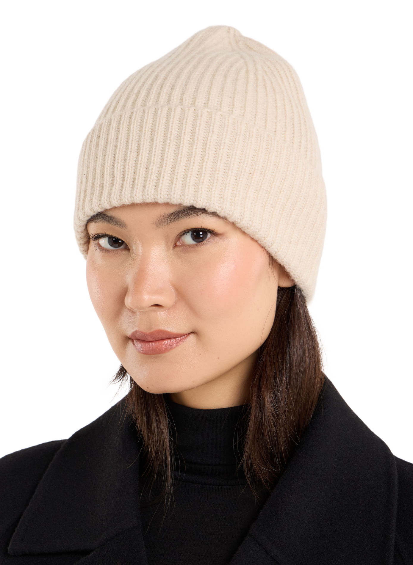 Ribbed Cashmere Beanie SAISON 1865 Beige