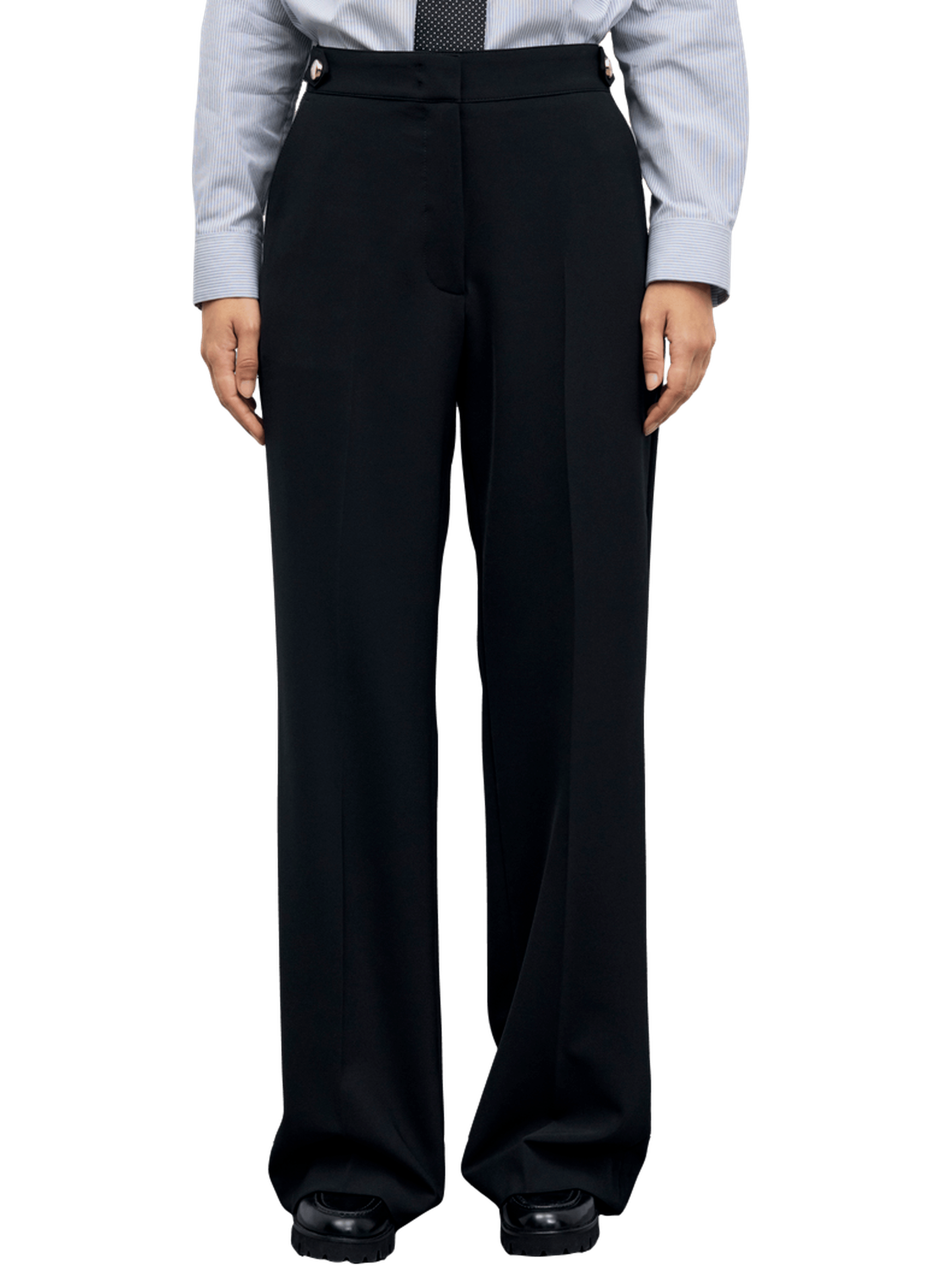 Pantalon de tailleur fluide - mela GERARD DAREL Noir