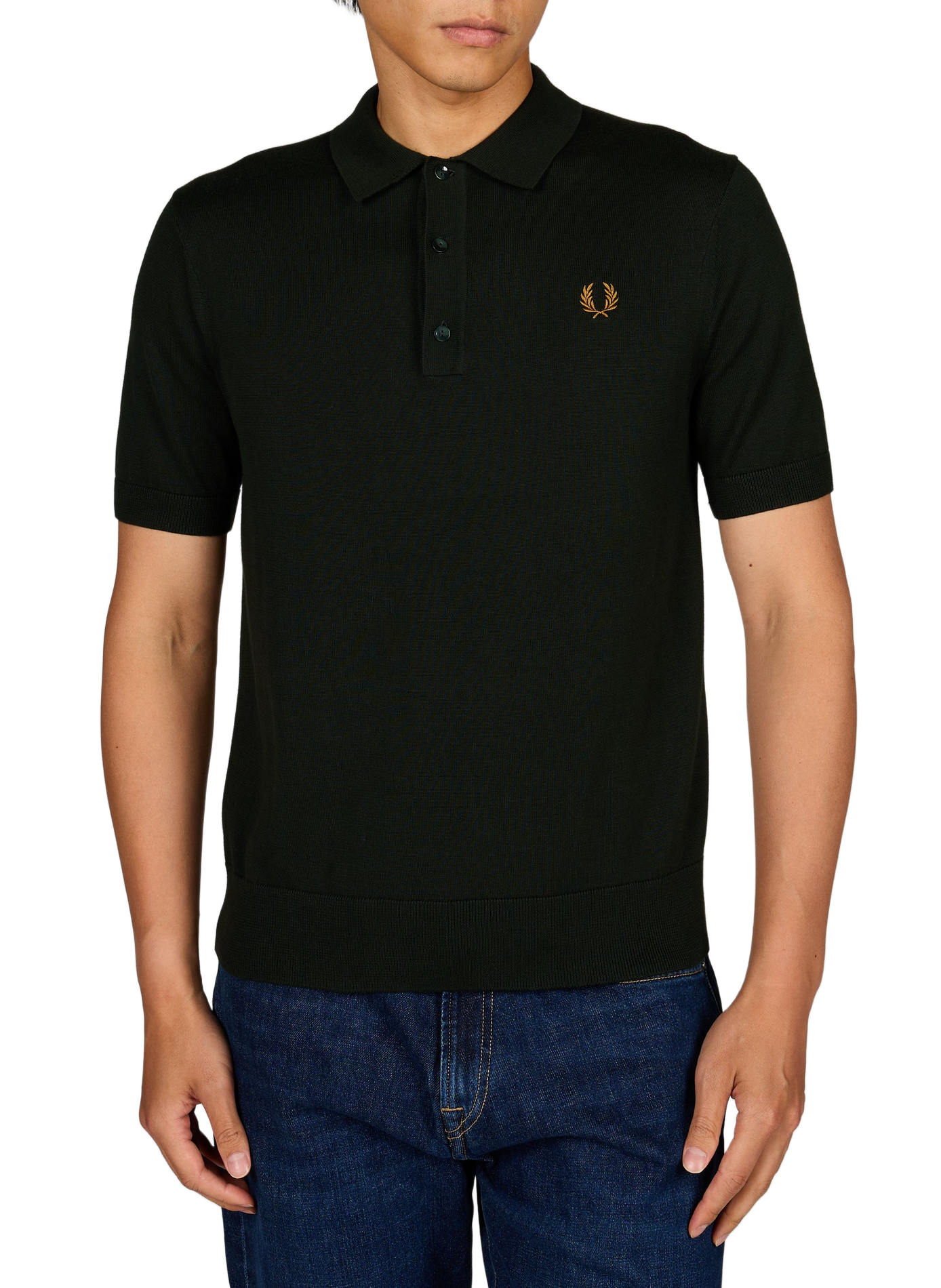 Polo manches courtes en coton FRED PERRY Vert