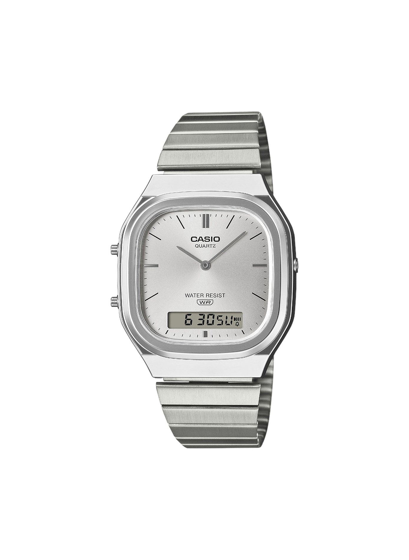 Casio Vintage stainless steel quartz watch CASIO Grey