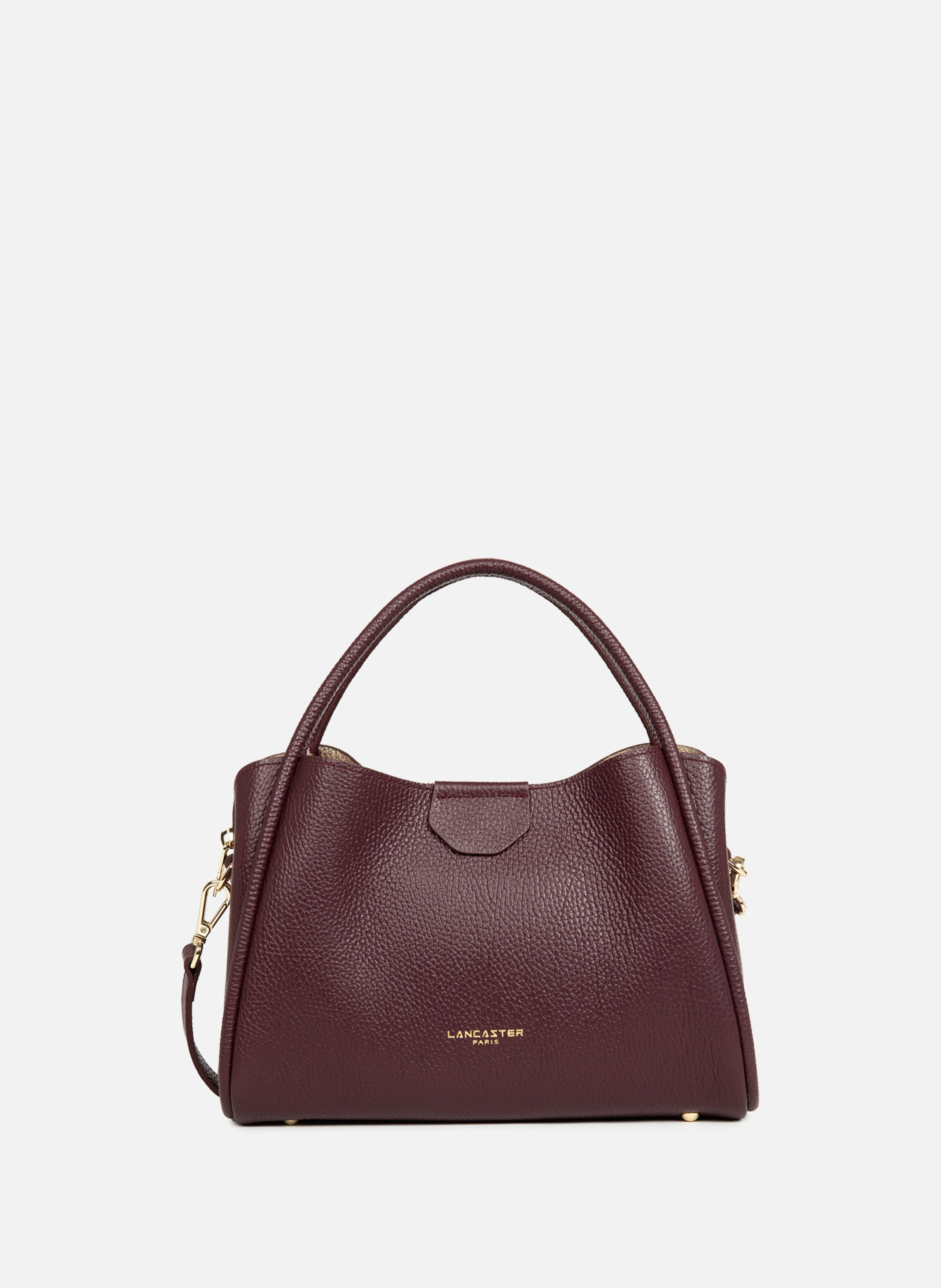 Sac à main - ida double  Bordeaux foncé