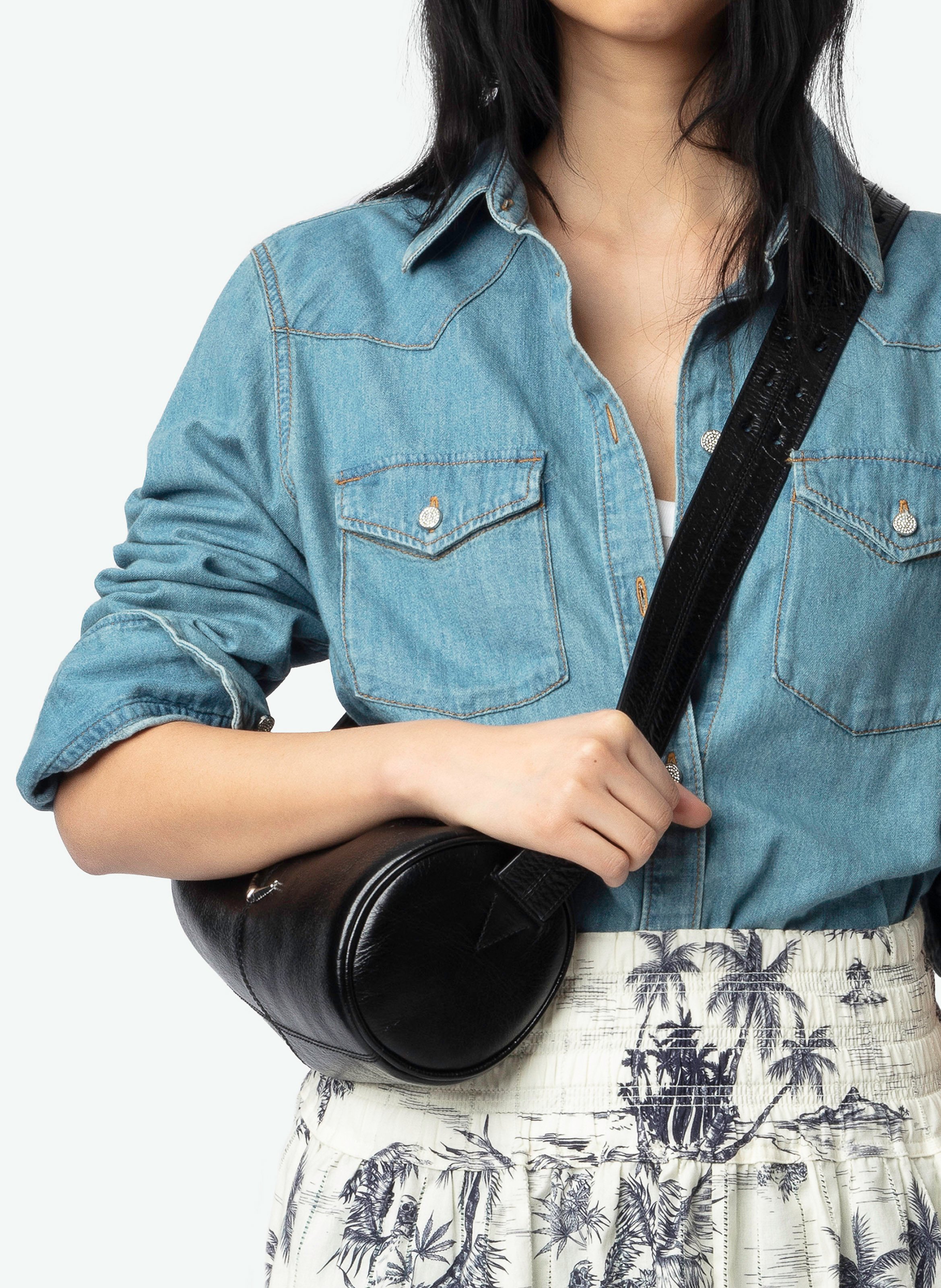 Chemise droite en coton thelma ZADIG&VOLTAIRE Bleu