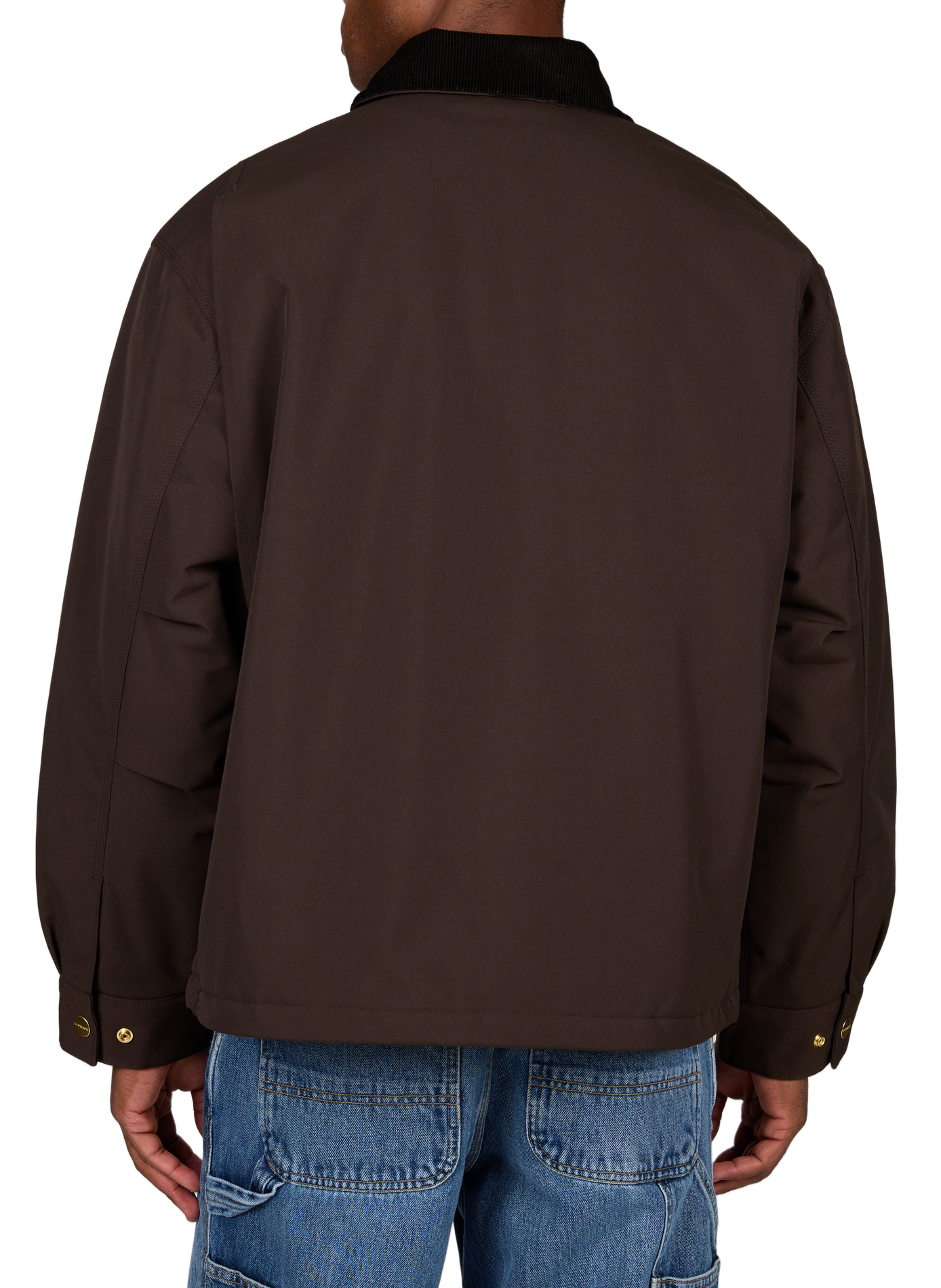 Rechte bomberjack met ribgebreide kraag CARHARTT WIP Bruin