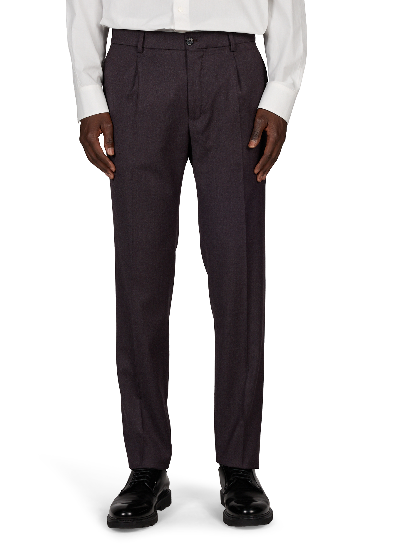 Langer Wollmantel SLOWEAR Violett