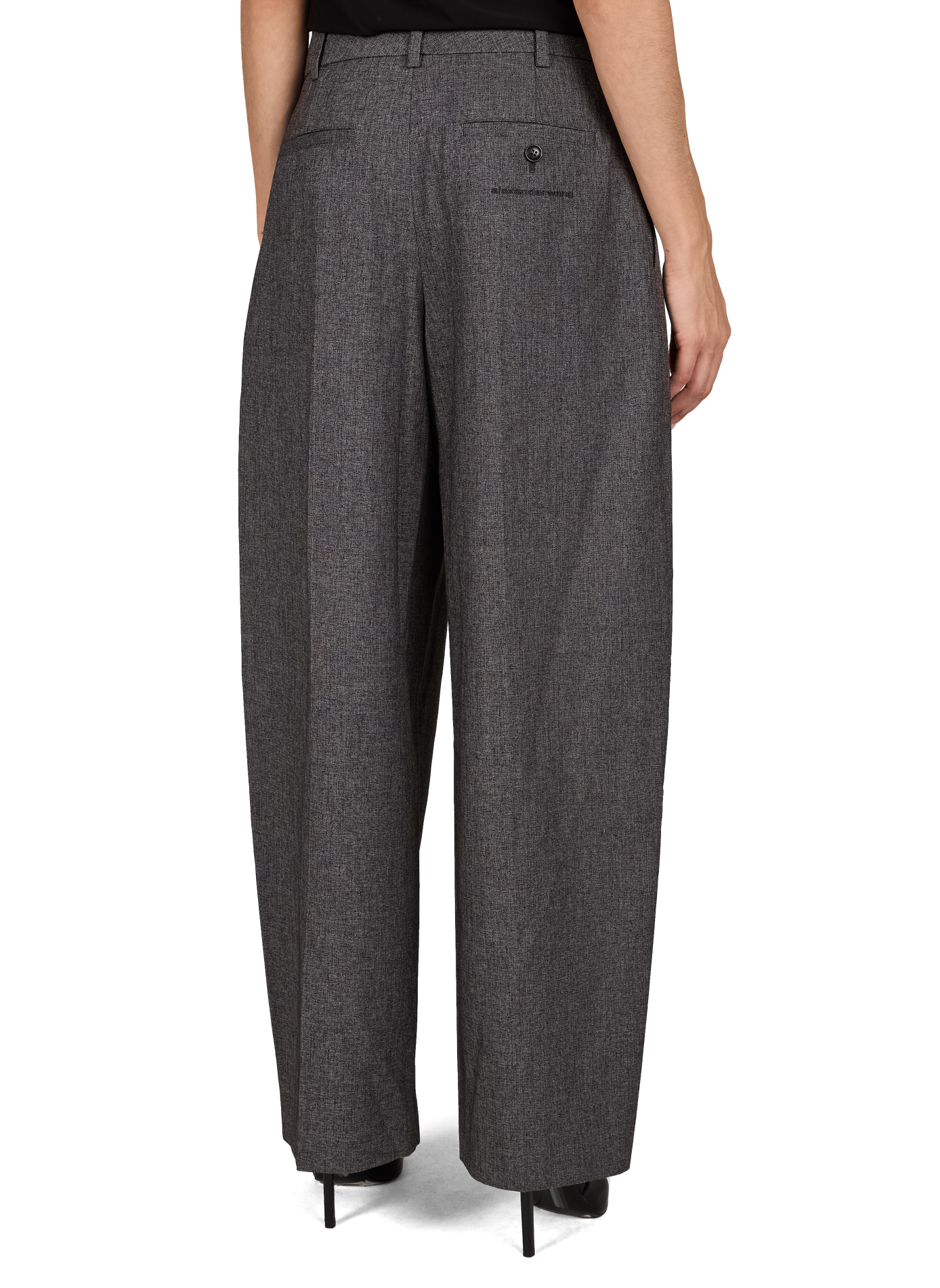 Effen wijde pantalon in tailoringstijl ALEXANDER WANG Grijs