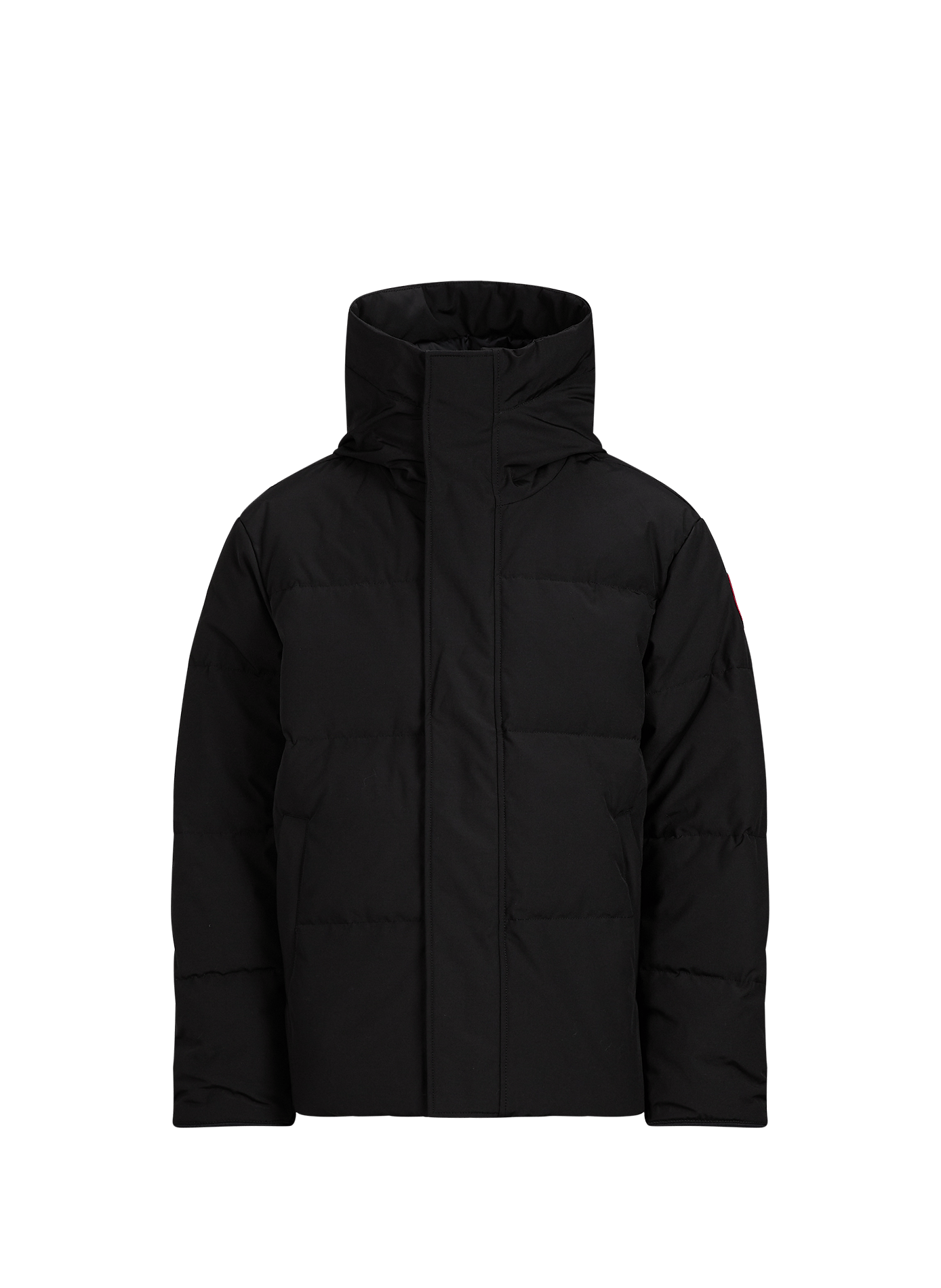 Oversized SEYMOUR hooded puffer jacket CANADA GOOSE Black