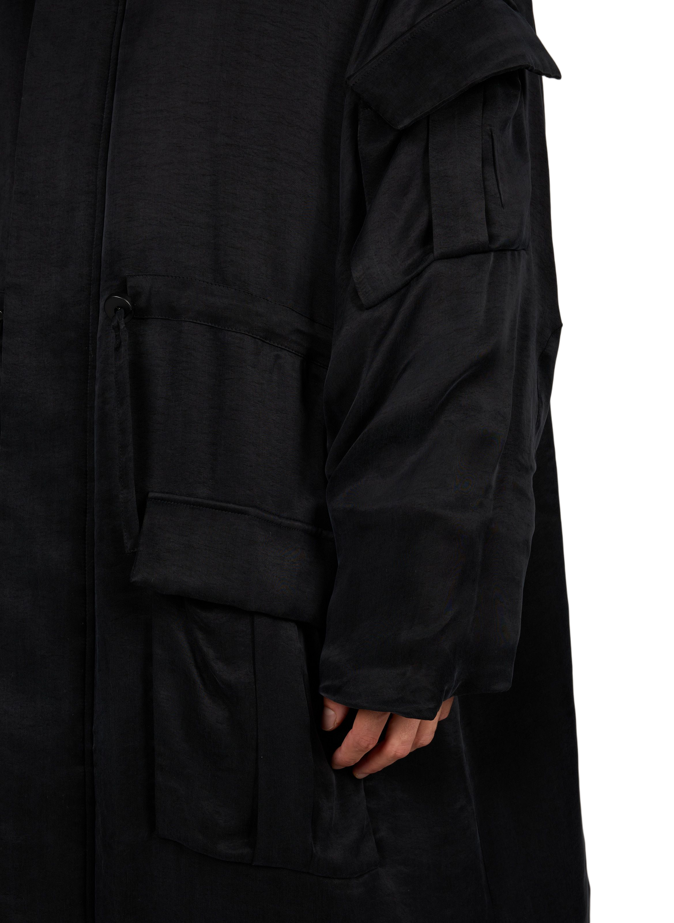 High-Neck Coat ALAINPAUL Black