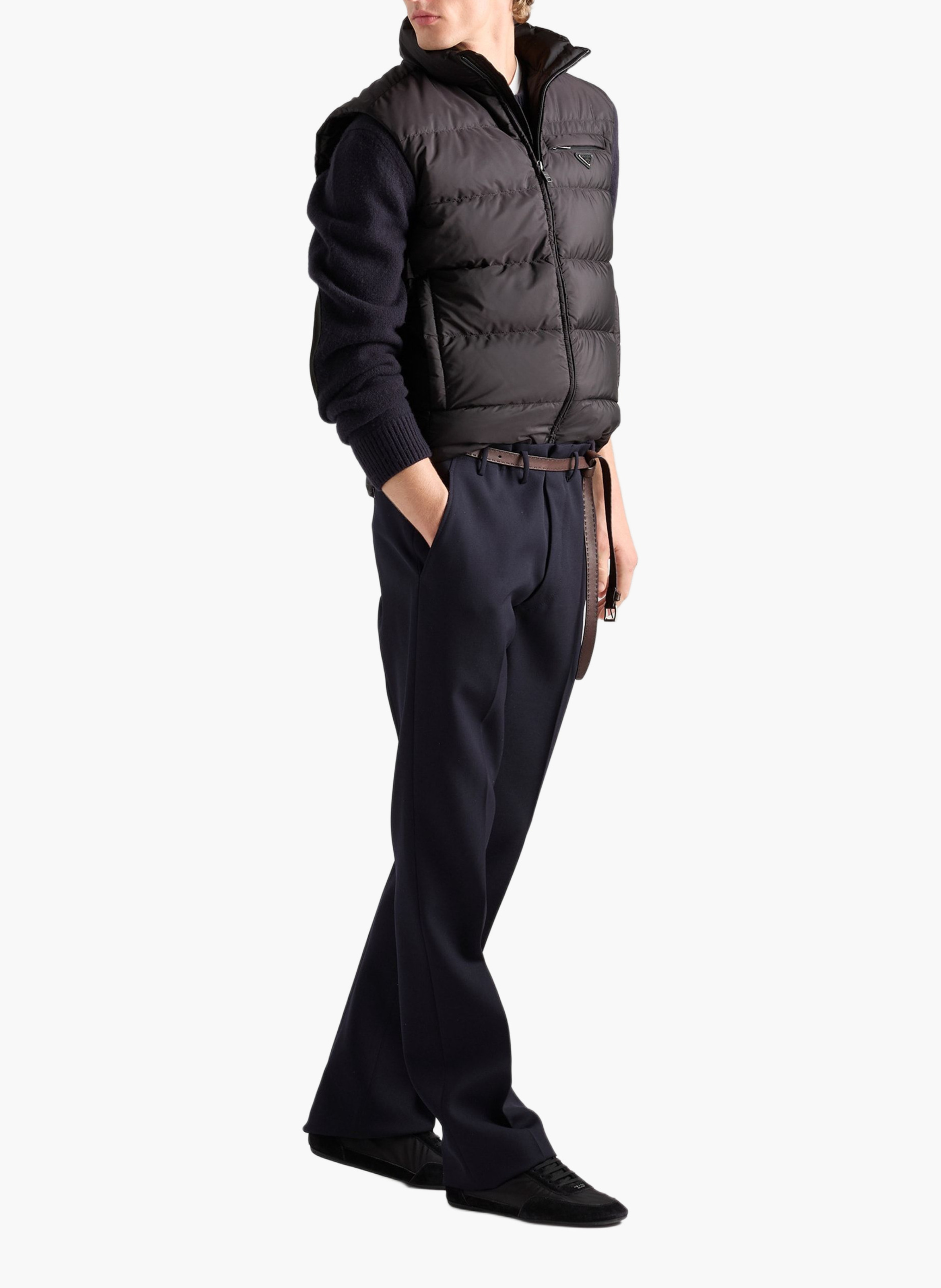 Veste en re-nylon PRADA Noir