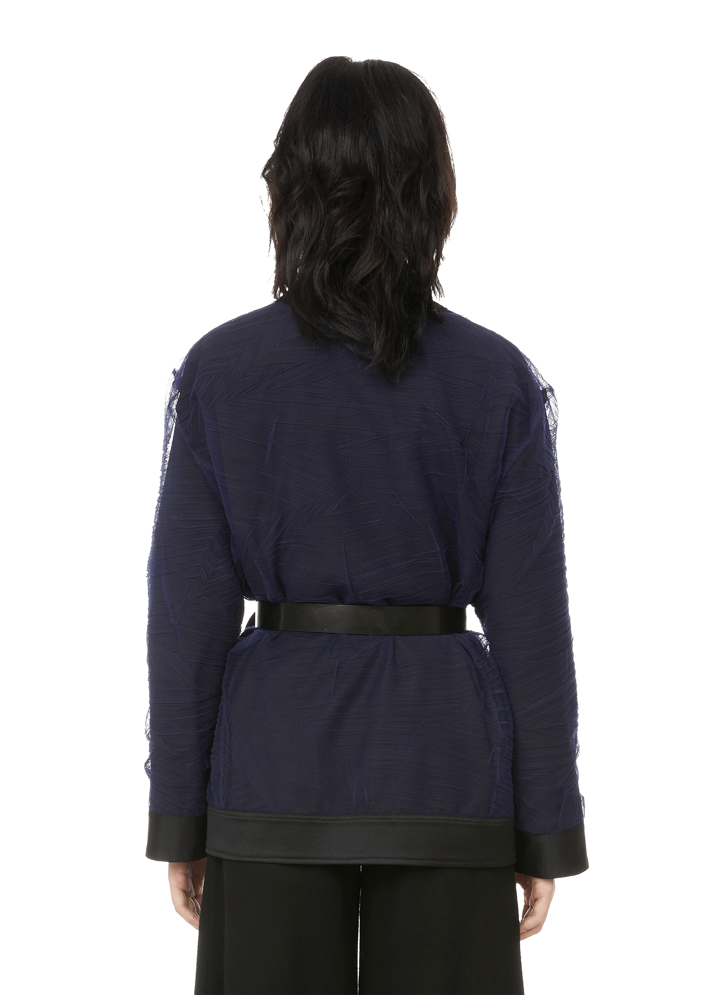 Reversible wool jacket VICTORIA/TOMAS Black