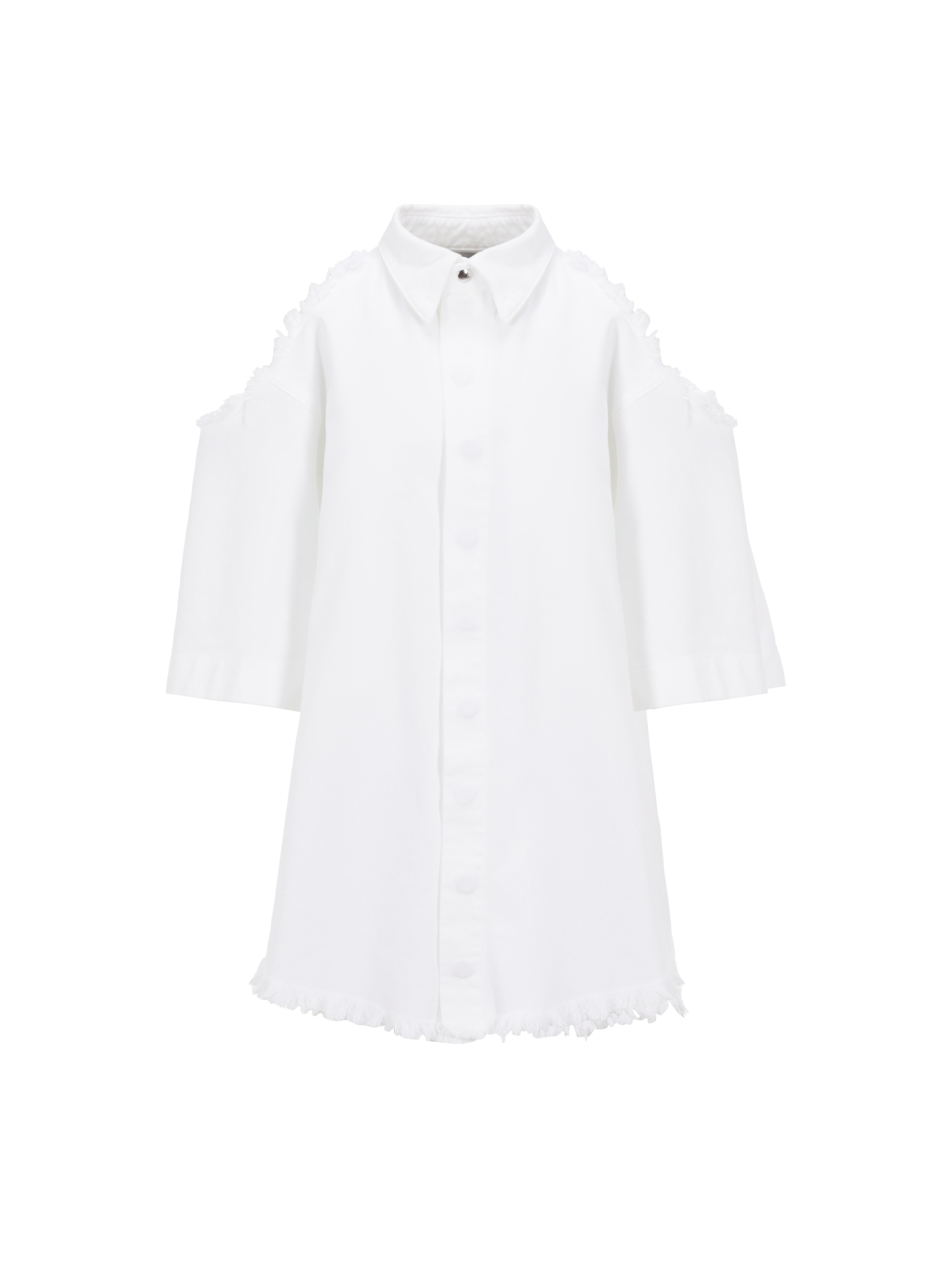 Chemise manches courtes en coton recyclé mélangé