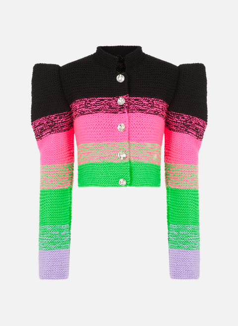 Short knit cardigan MulticolorGERMANIER 