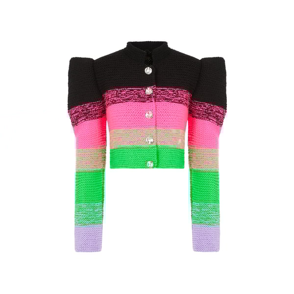 Cardigan court en maille