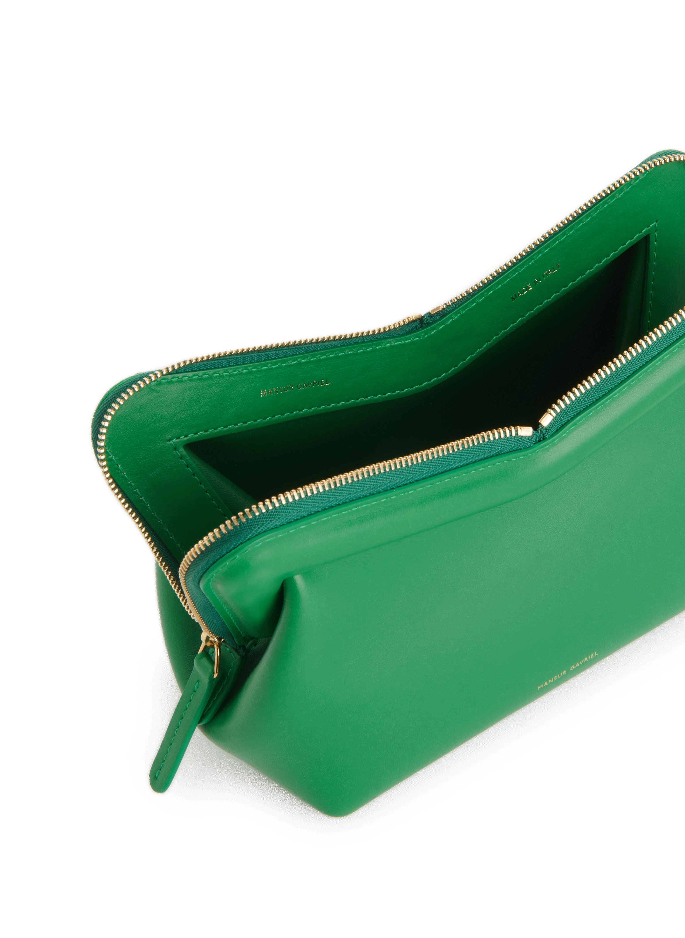 Sac à bandoulière en cuir MANSUR GAVRIEL Vert