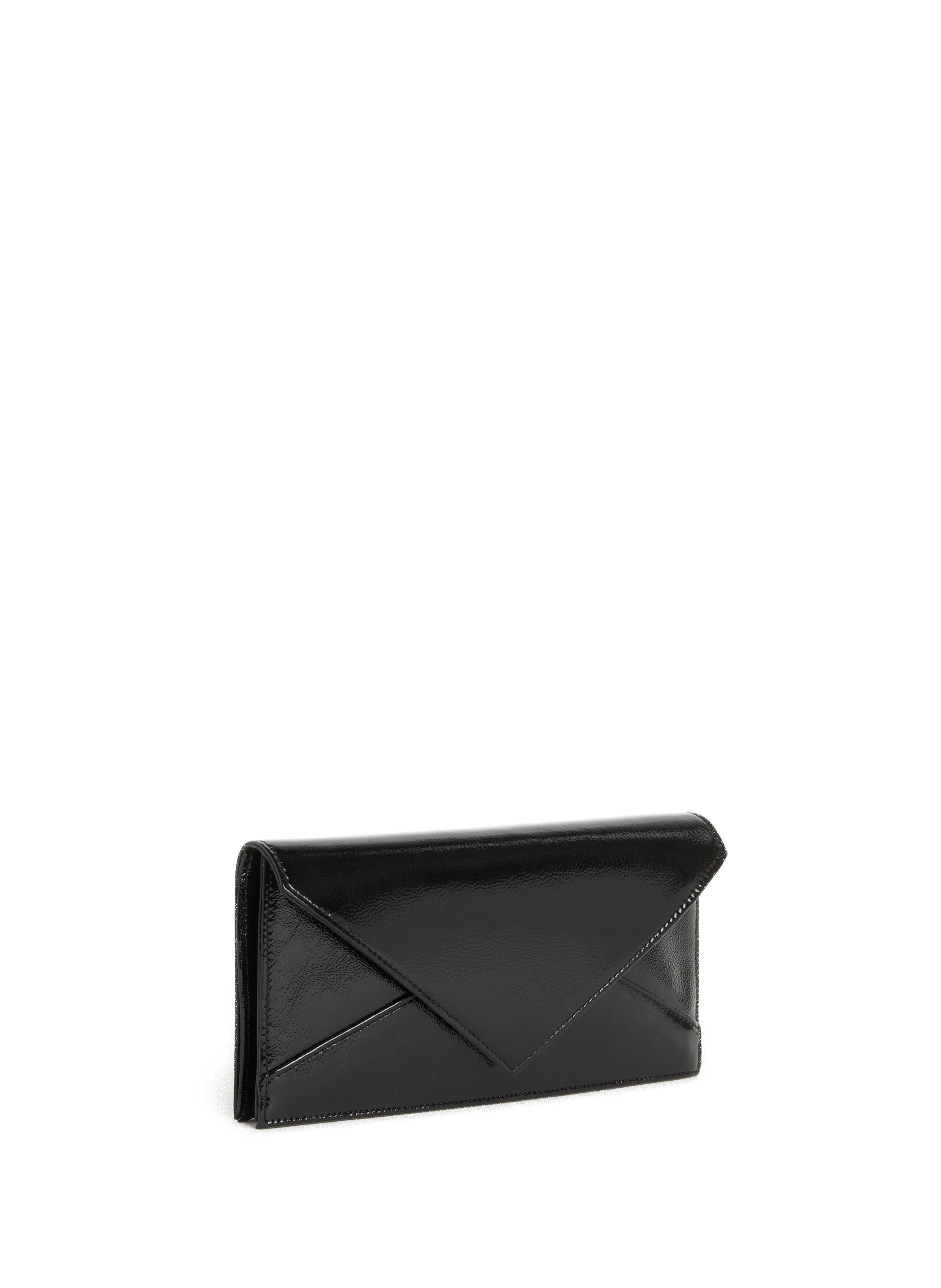 Pochette en cuir verni