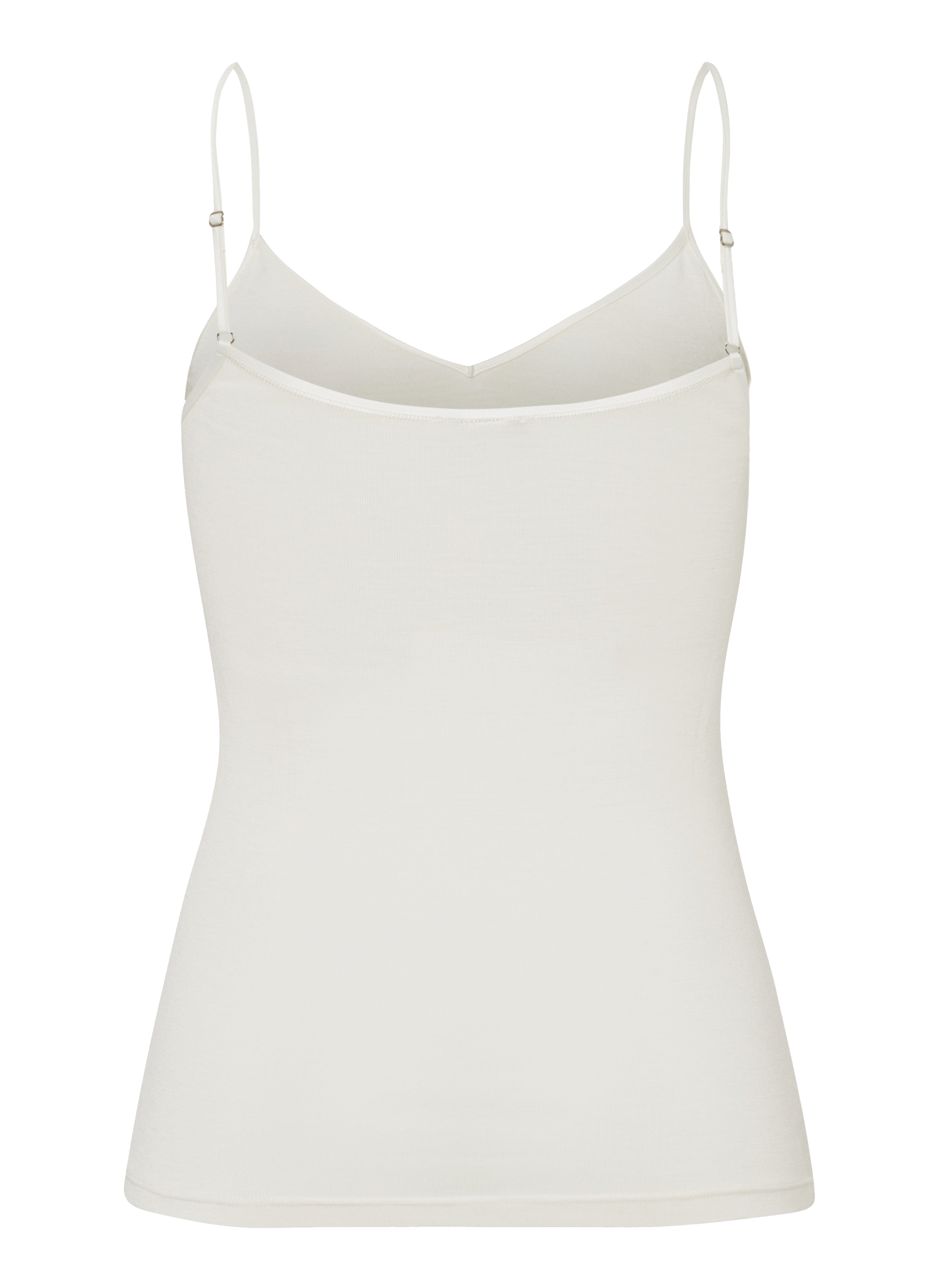 Silk and wool tank top HANRO Beige