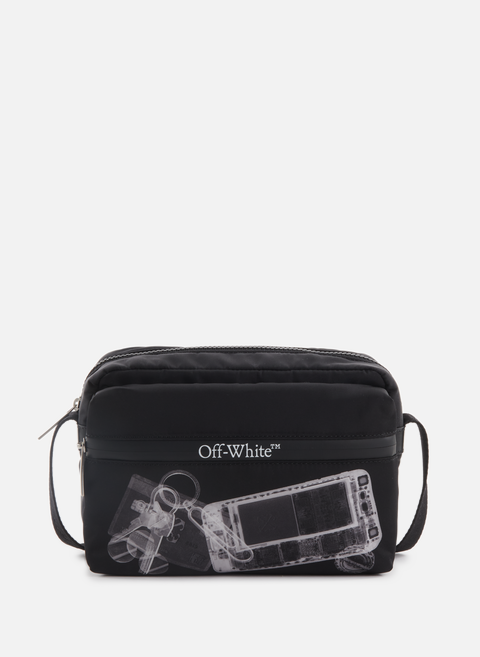 Printed shoulder bag BlackOFF-WHITE 