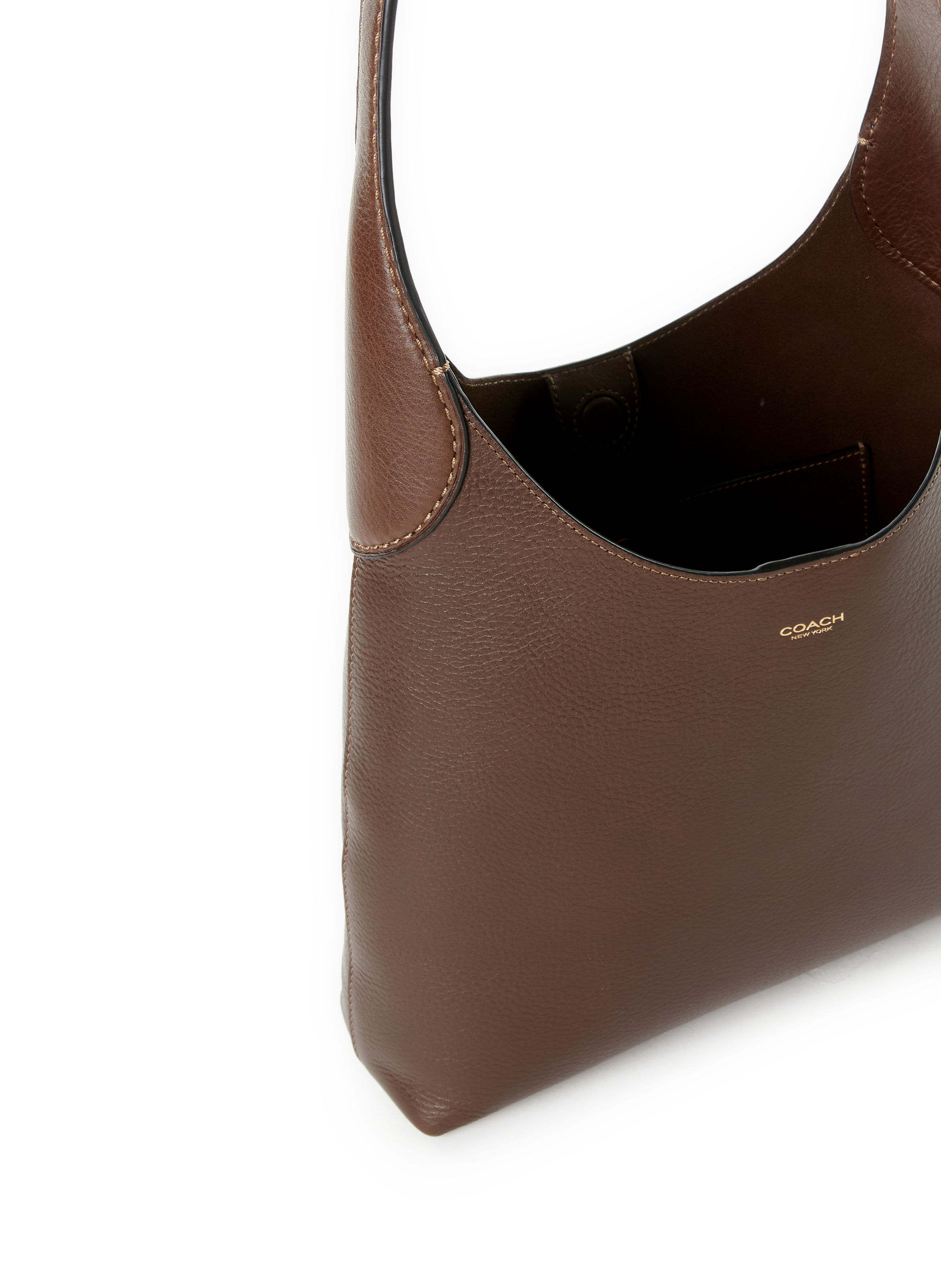 Sac porté épaule Brooklyn 28 en cuir COACH Marron