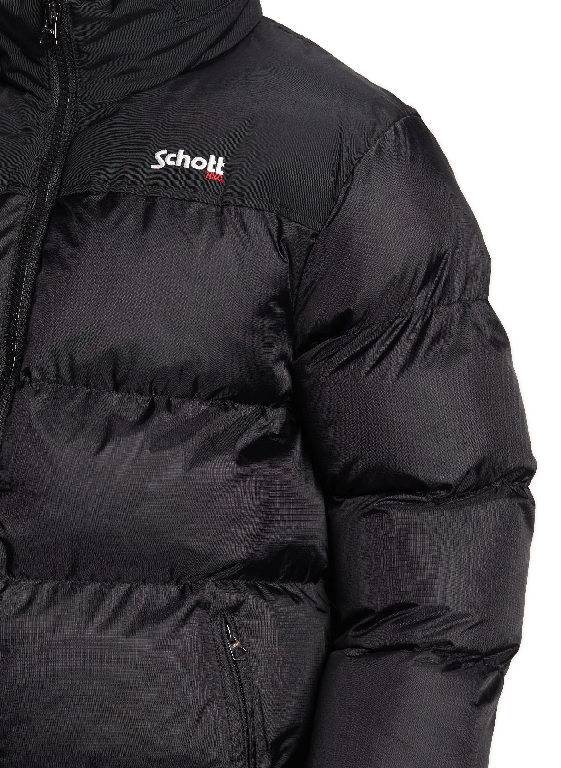 Down jacket  SCHOTT Black