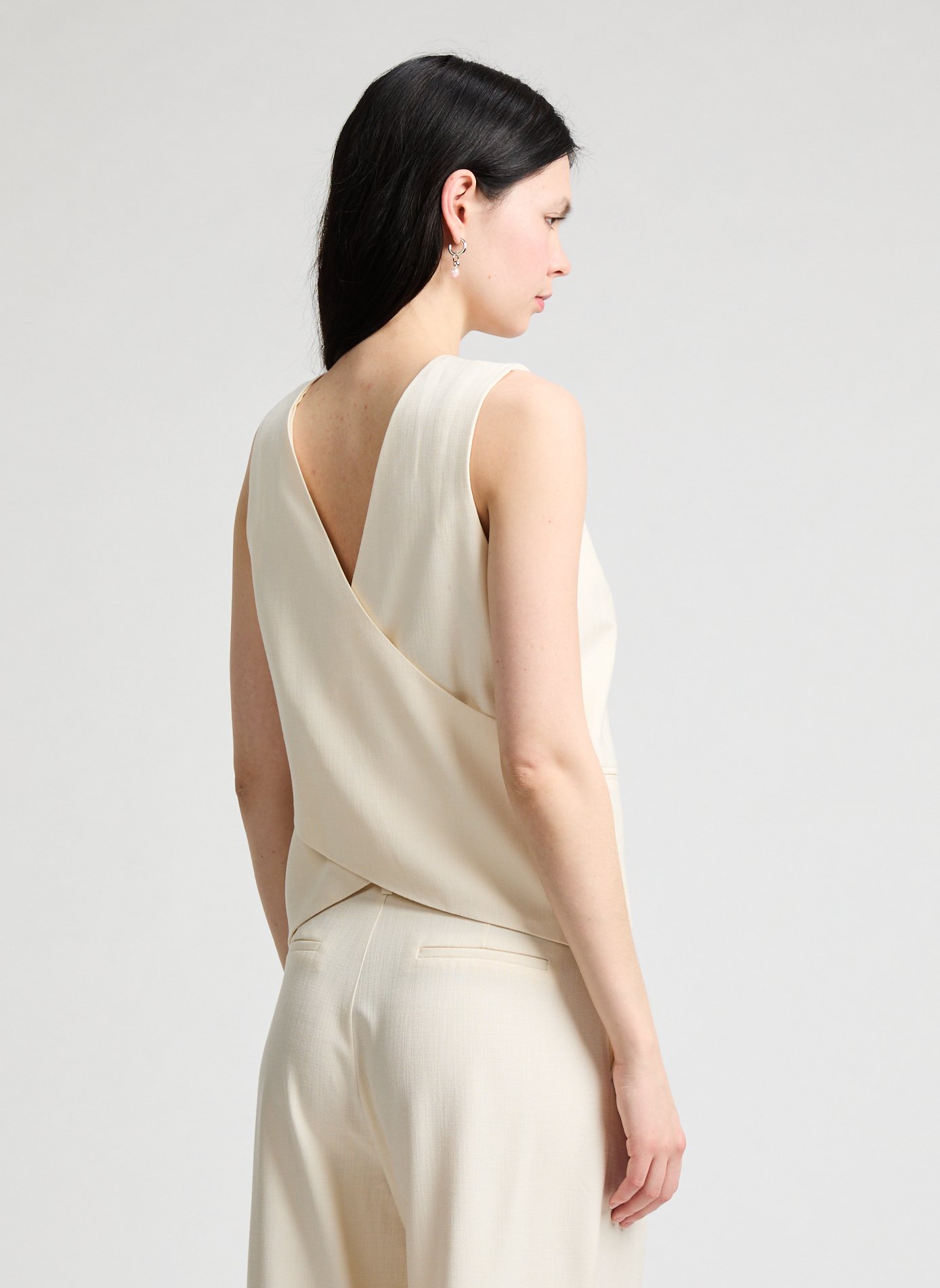 Gllet texturé SADYA SAISON 1865 Beige