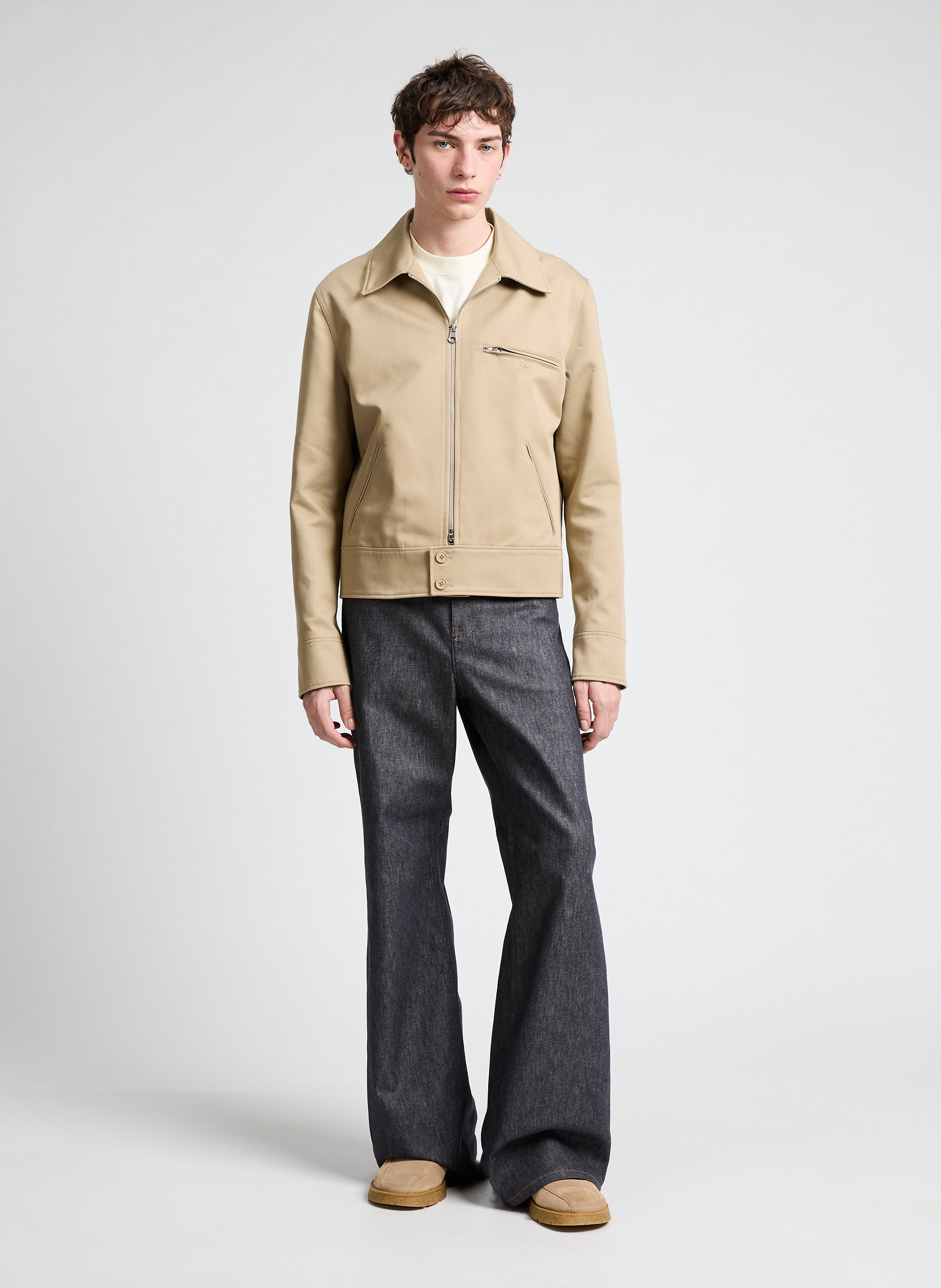 Short straight jacket COURRÈGES Beige