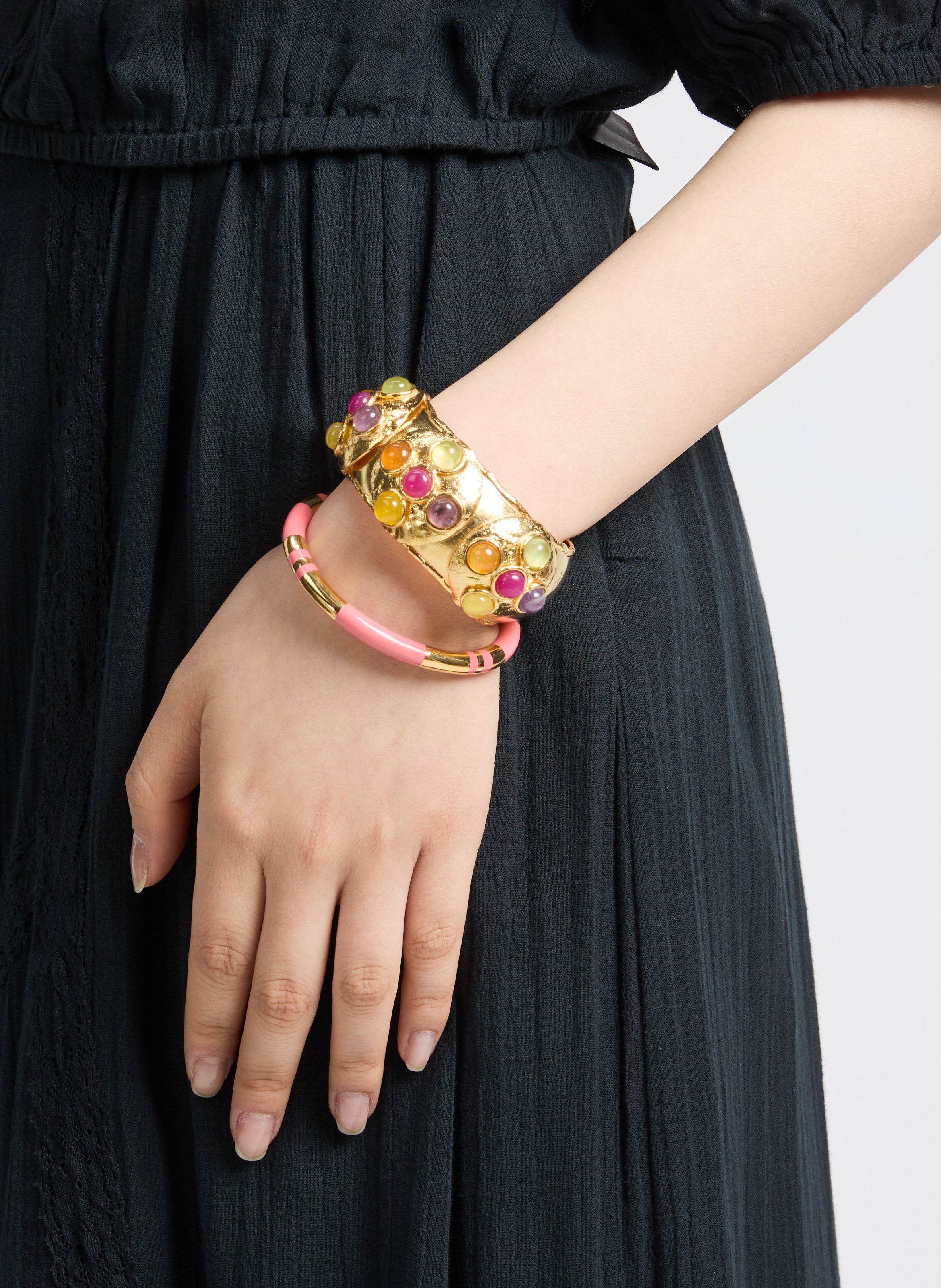 Bracelet jonc  AURELIE BIDERMANN Rose