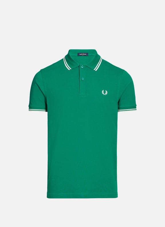 Cotton pique polo shirt Green by FRED PERRY FRED PERRY Cotton pique polo shirt Green