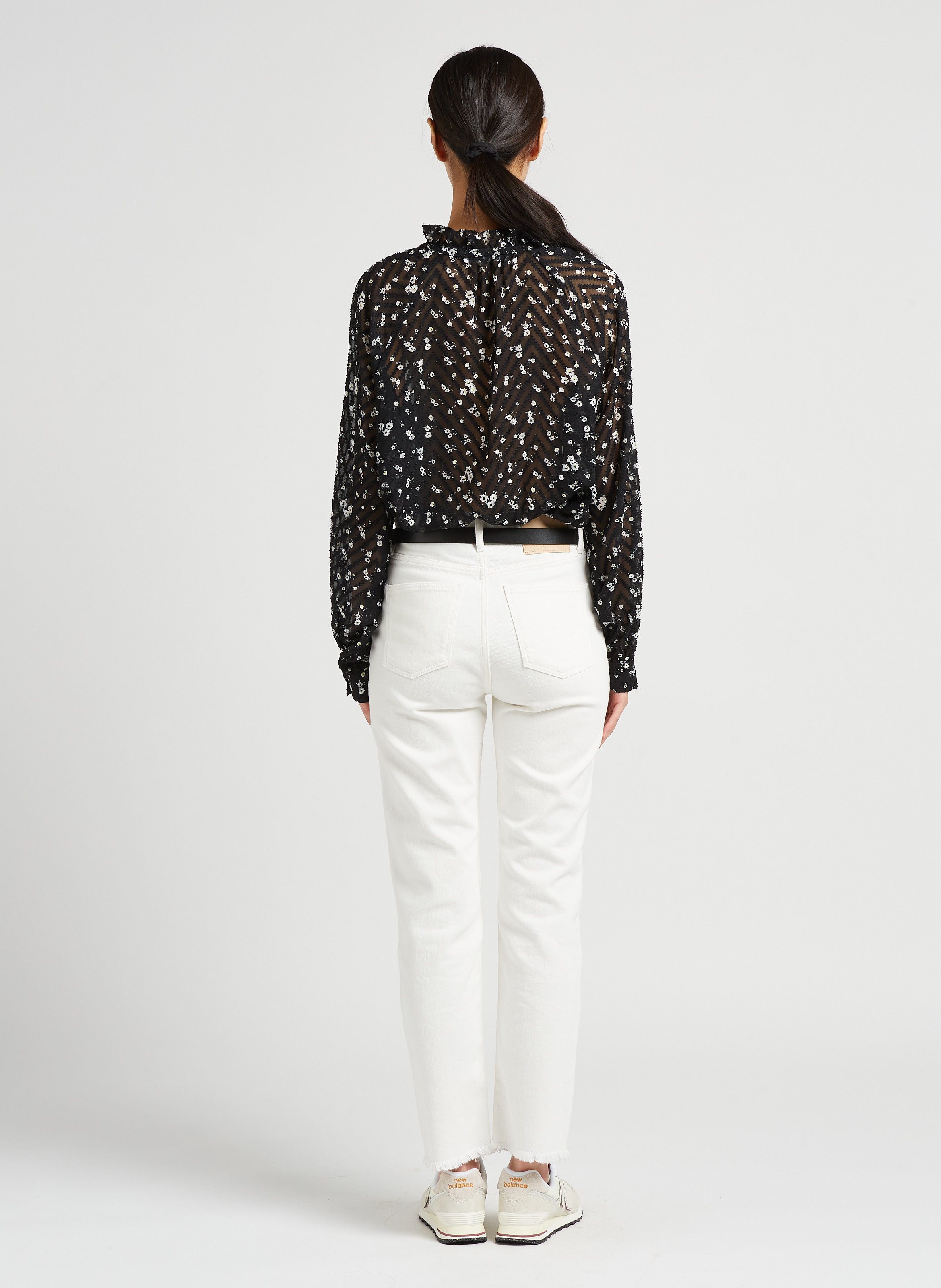 Ceinture en cuir lisse BOSS Noir