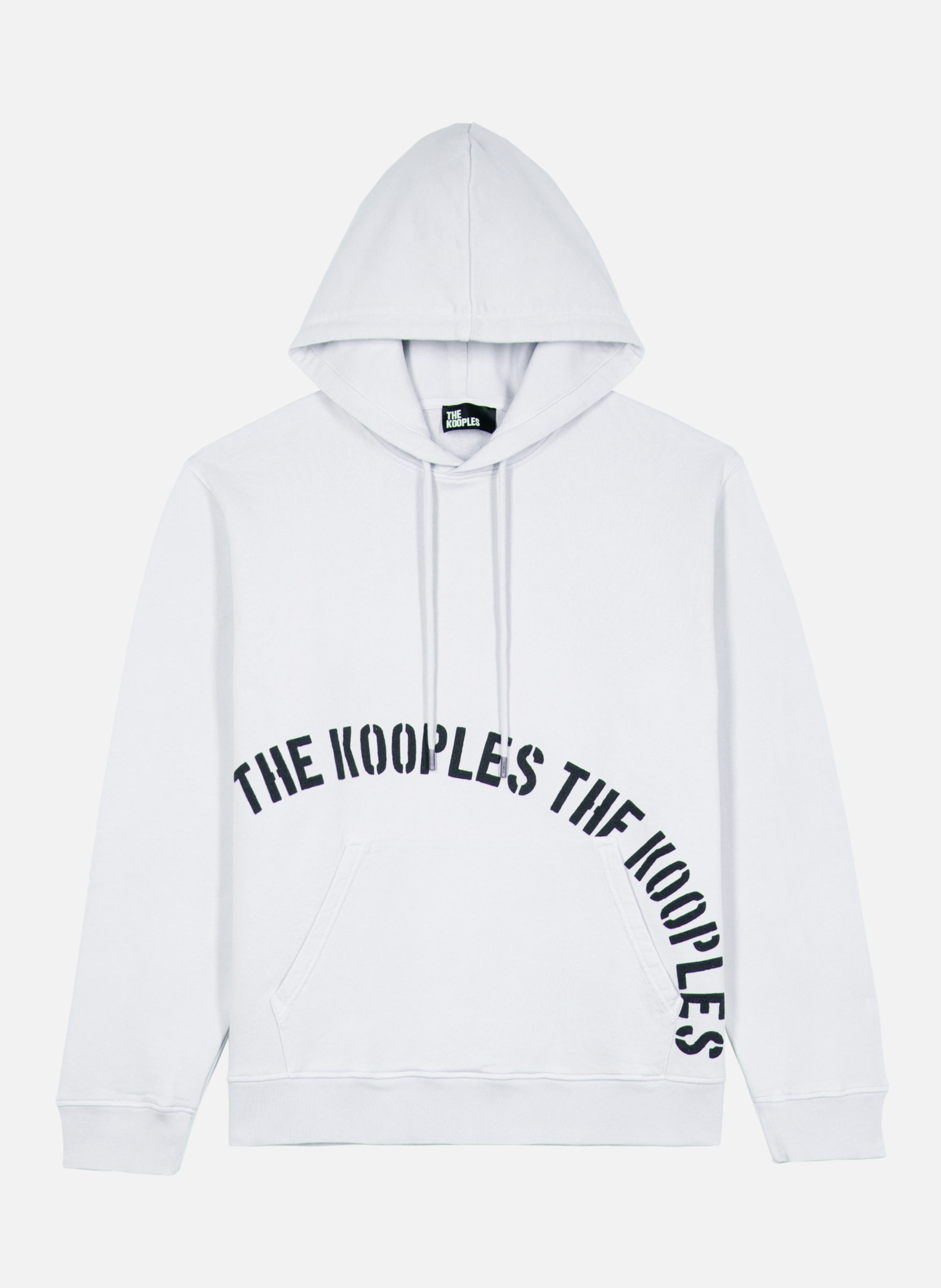 Sweatshirt à capuche avec sérigraphie THE KOOPLES Gris