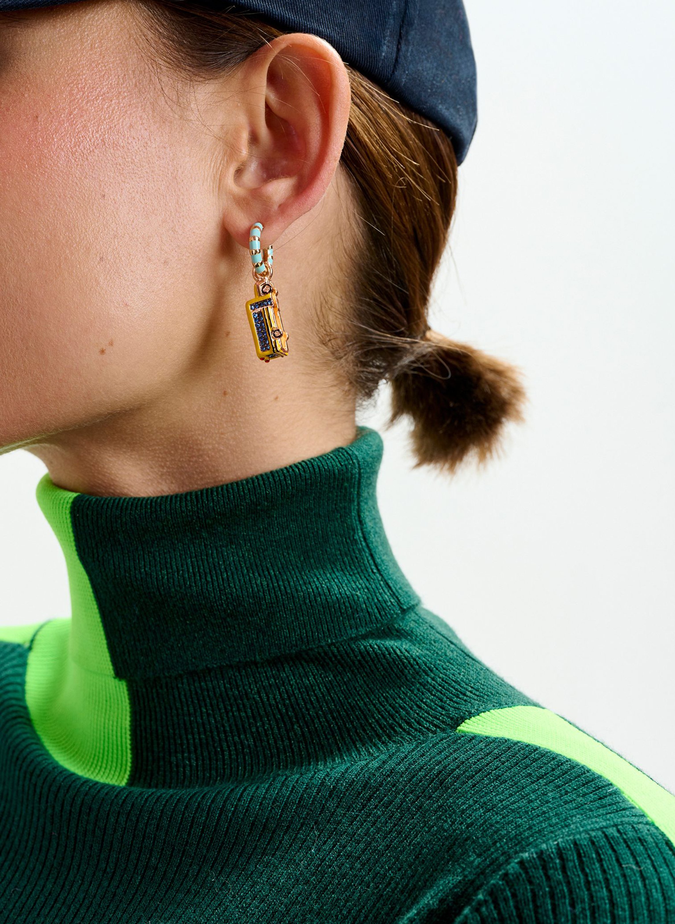 Boucles d'oreilles ilife ESSENTIEL ANTWERP Bleu