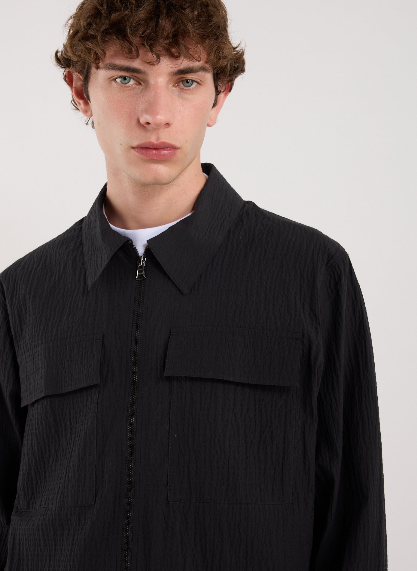 Cotton-blend jacket NN.07 Black