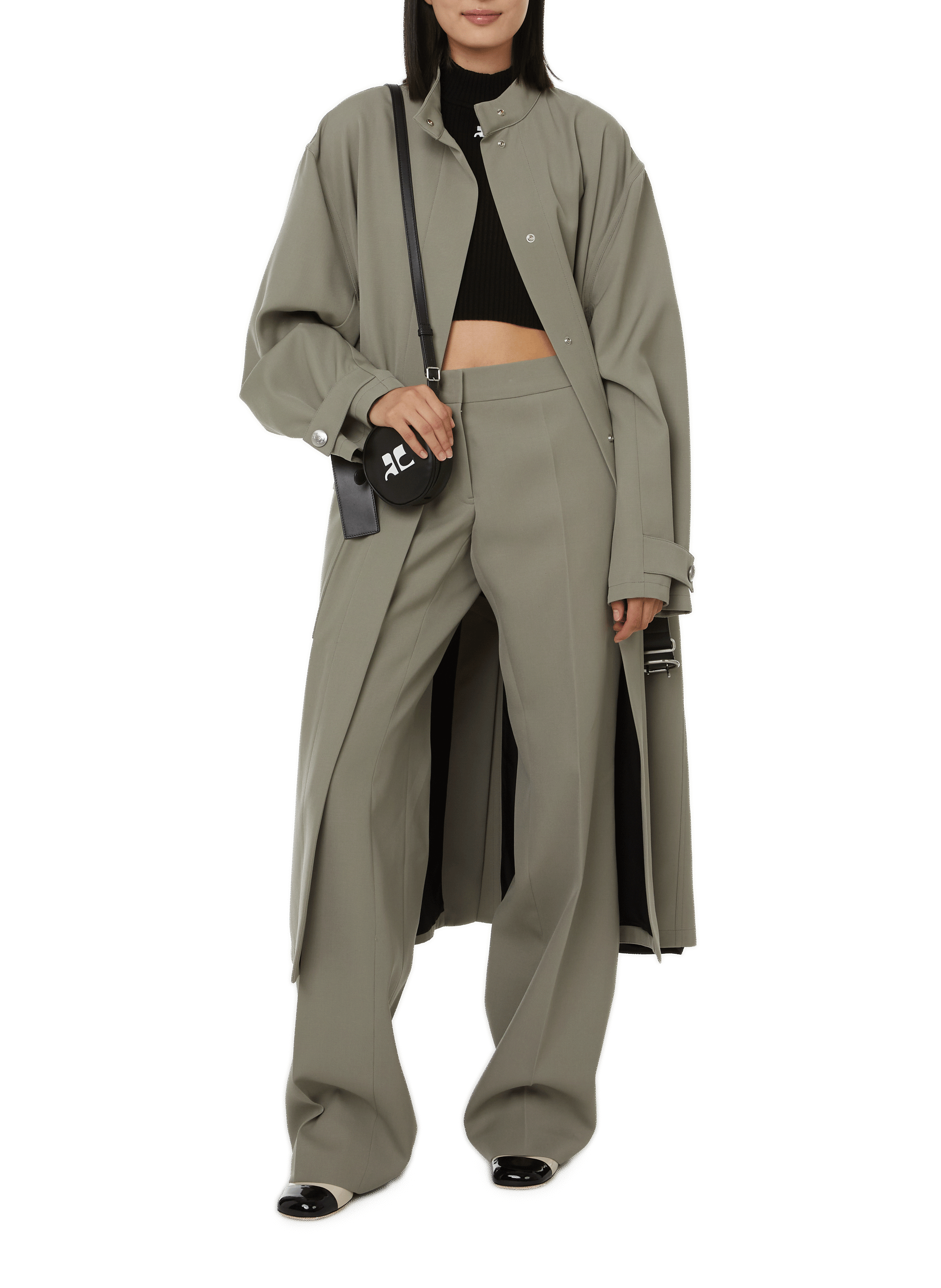 Straight wool trousers  JIL SANDER Green