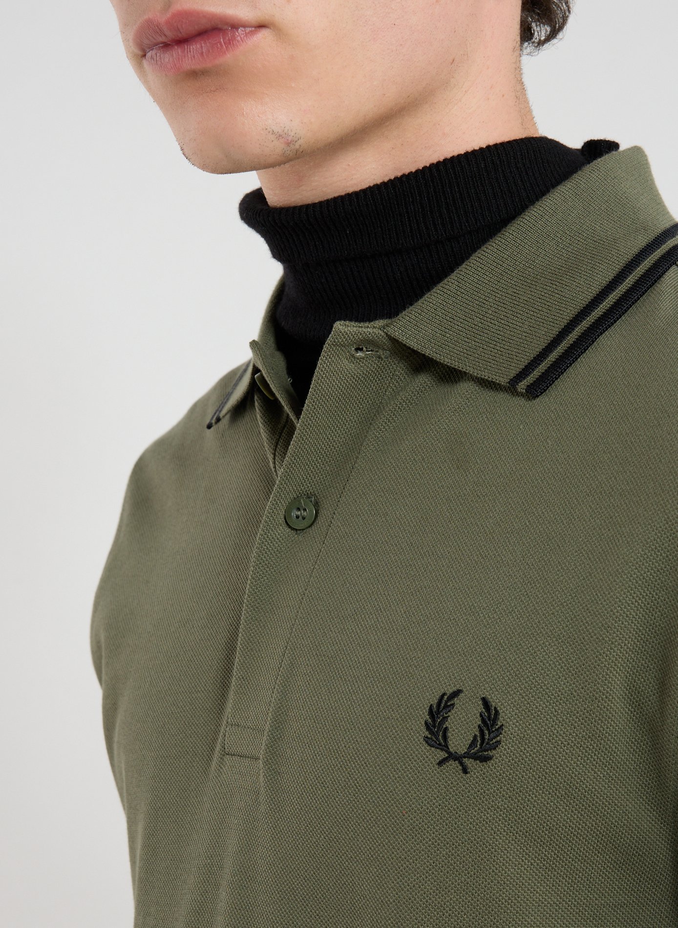 Polo en coton piqué FRED PERRY Vert